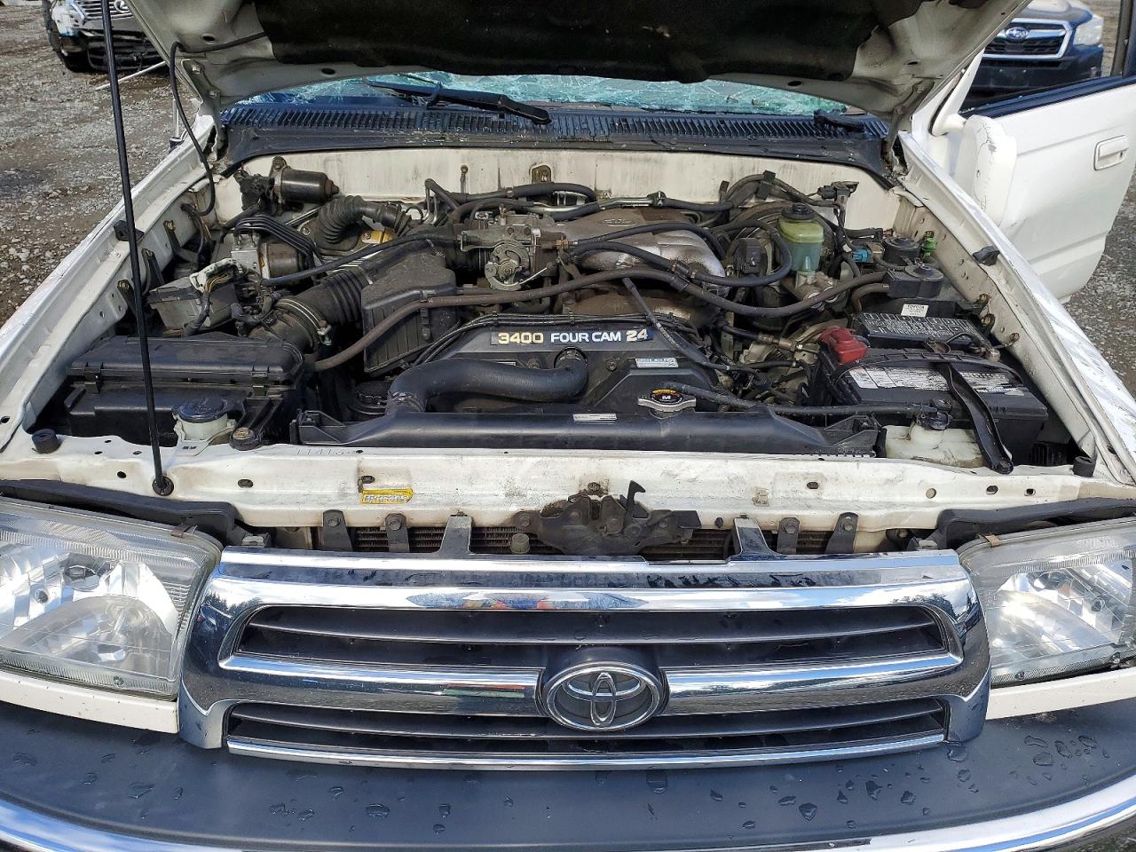2000 Toyota 4runner Sr5 White vin: JT3HN86R8Y0309983