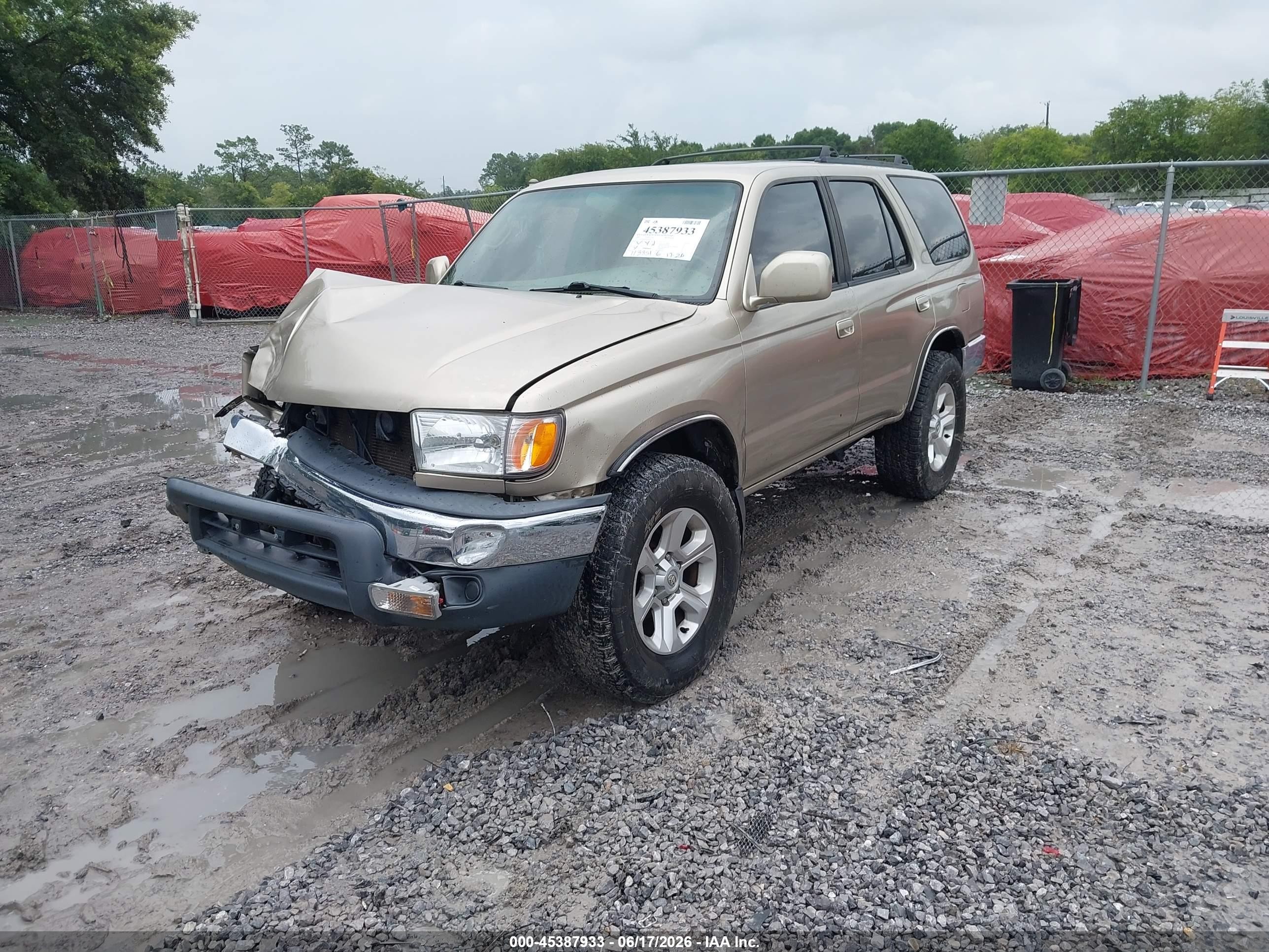 2002 Toyota 4runner Sr5 V6 Gold vin: JT3HN86R929078093