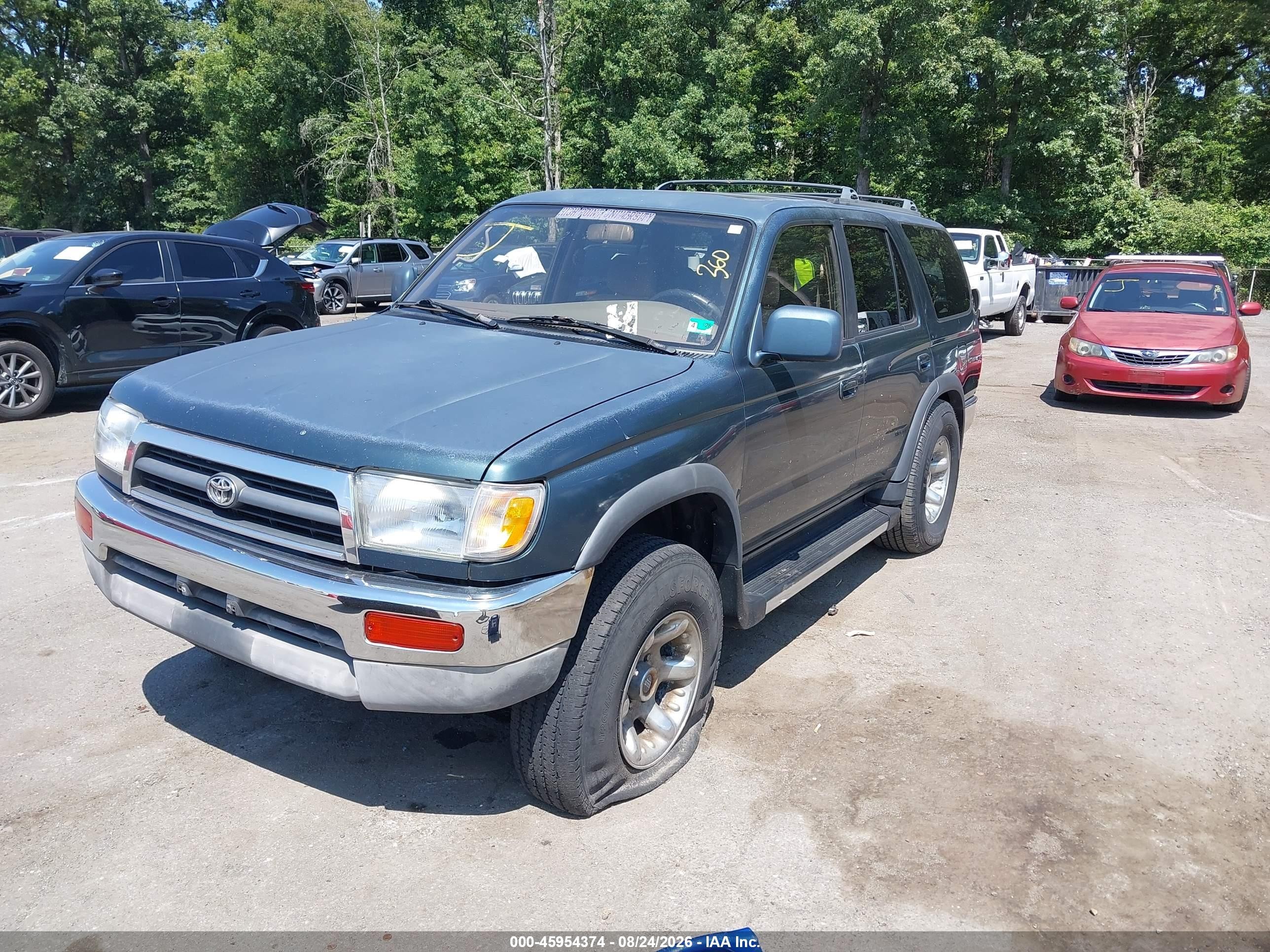 1996 Toyota 4runner Sr5 Green vin: JT3HN86R9T0024427