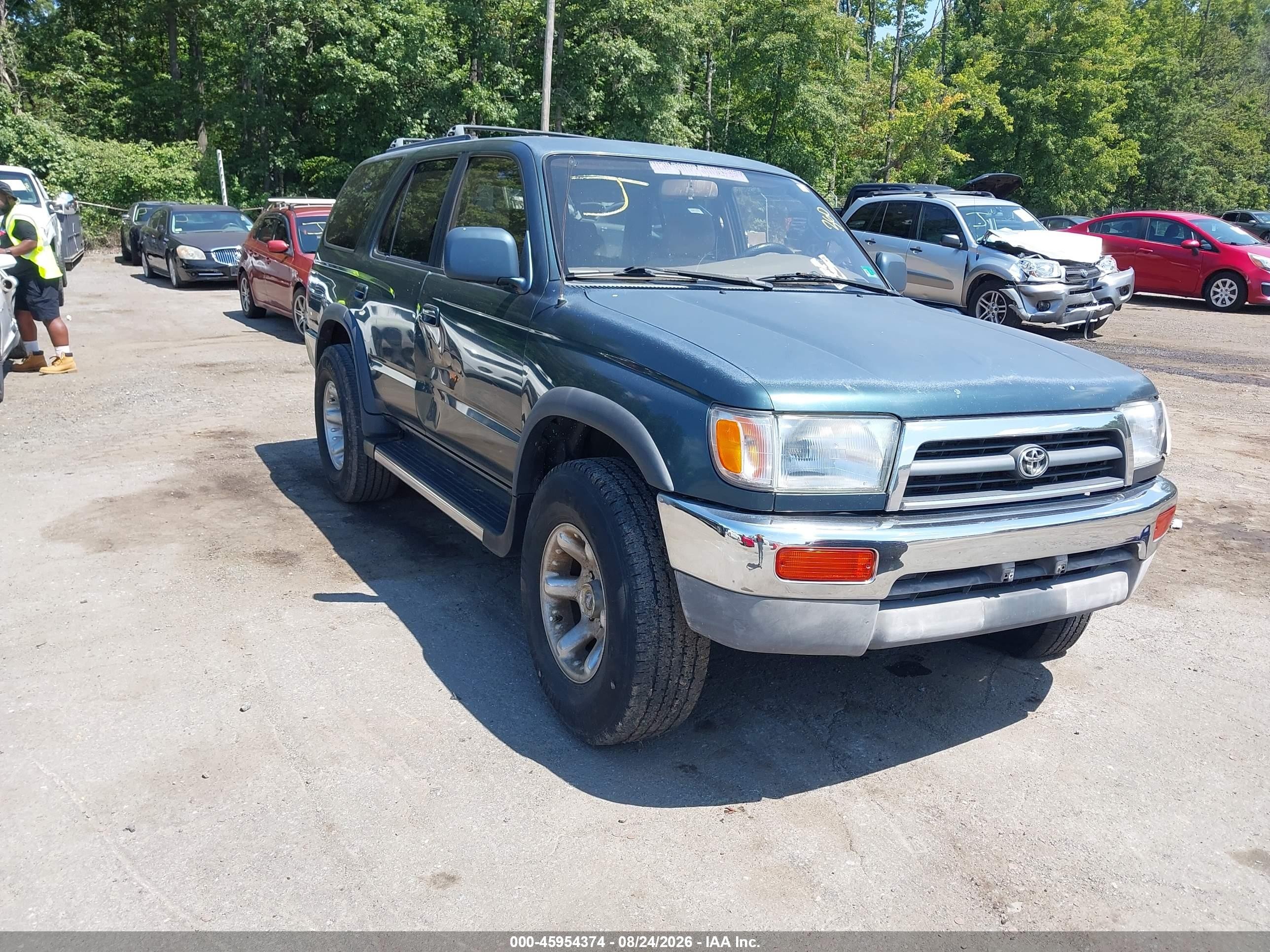 1996 Toyota 4runner Sr5 Green vin: JT3HN86R9T0024427