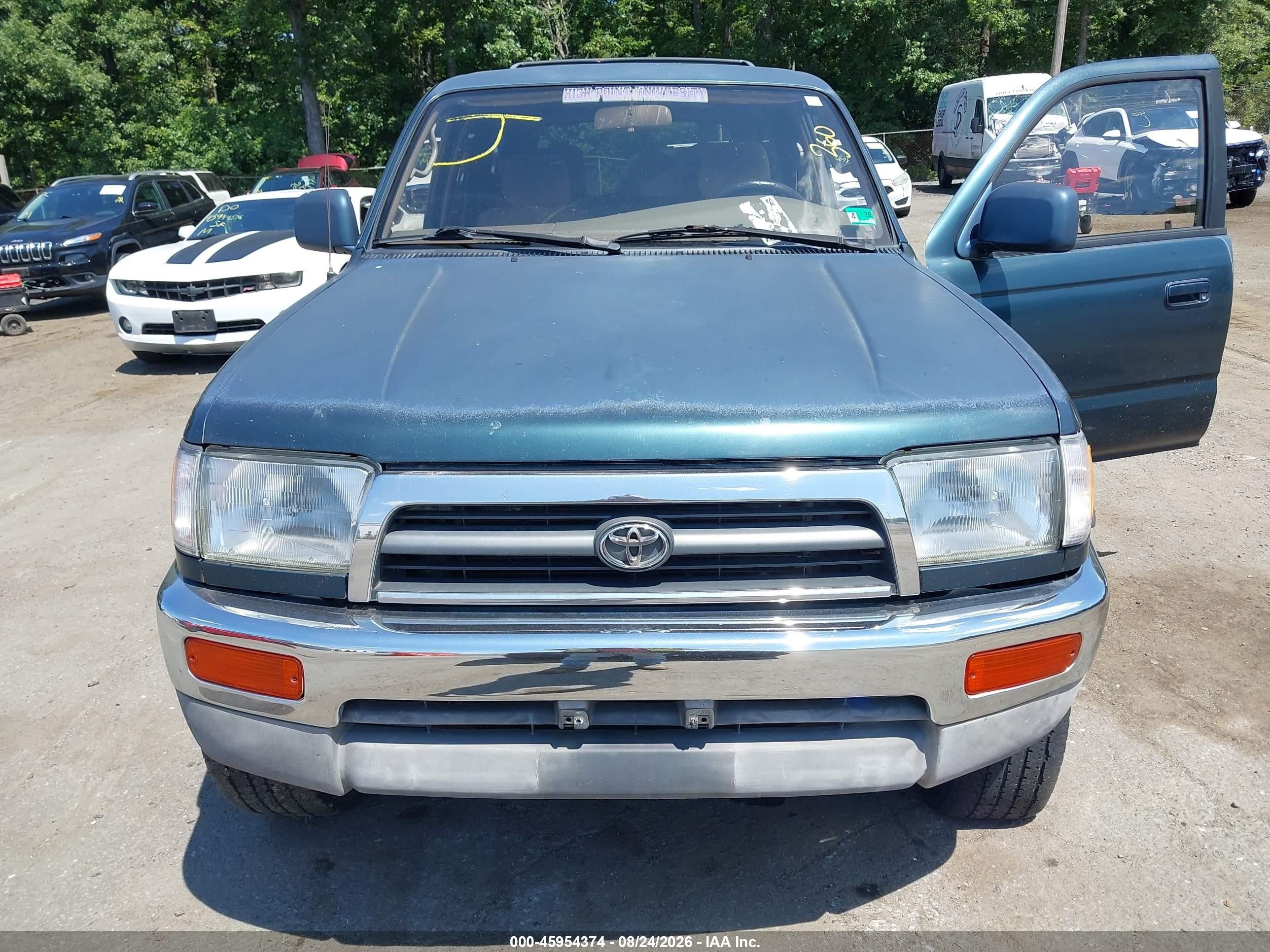 1996 Toyota 4runner Sr5 Green vin: JT3HN86R9T0024427