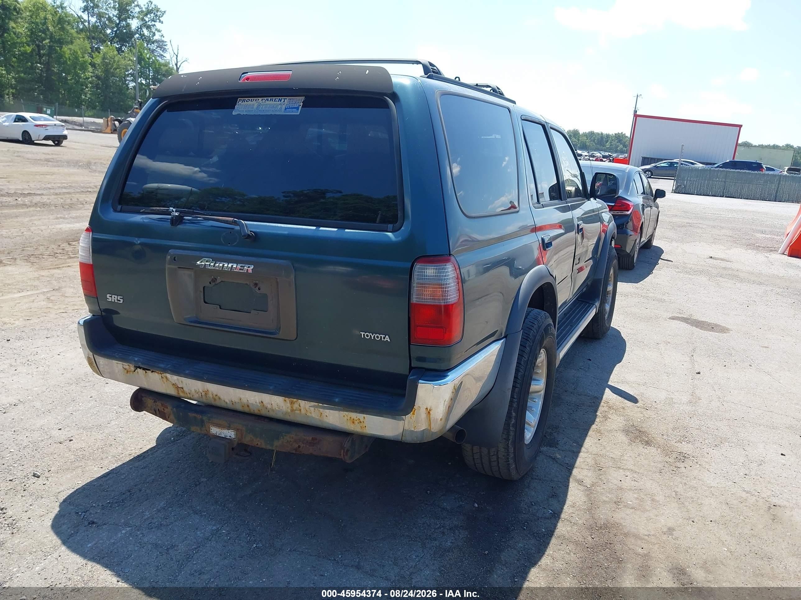 1996 Toyota 4runner Sr5 Green vin: JT3HN86R9T0024427