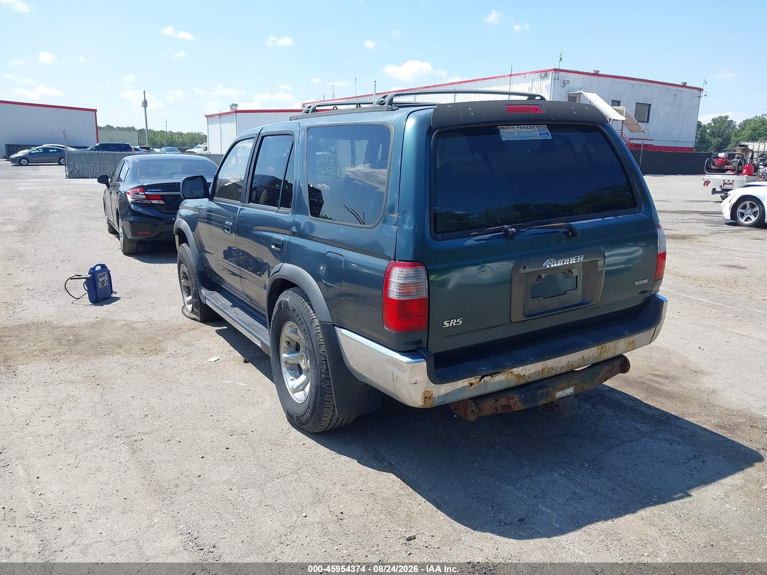1996 Toyota 4runner Sr5 Green vin: JT3HN86R9T0024427