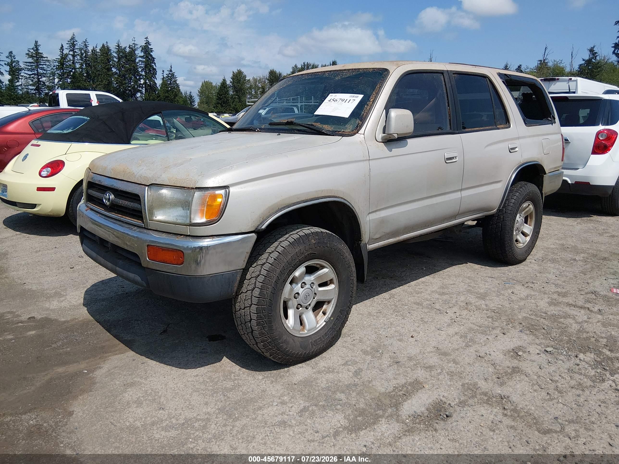 1998 Toyota 4runner Sr5 V6 Gray vin: JT3HN86R9W0183954