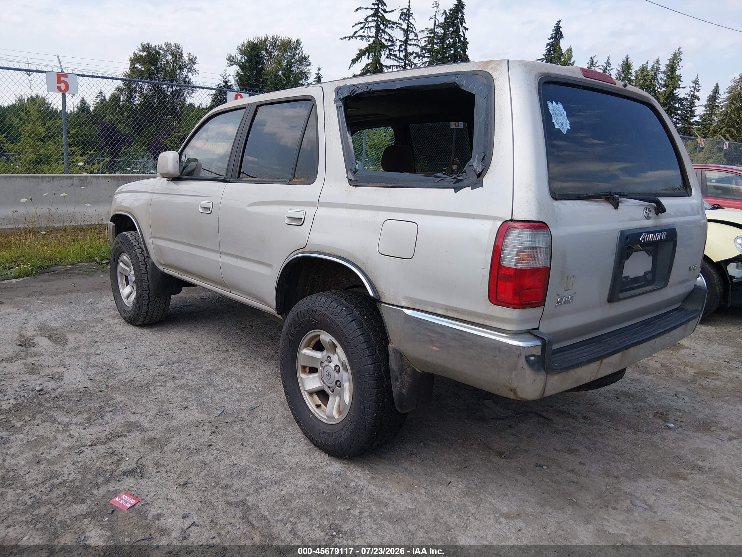 1998 Toyota 4runner Sr5 V6 Gray vin: JT3HN86R9W0183954