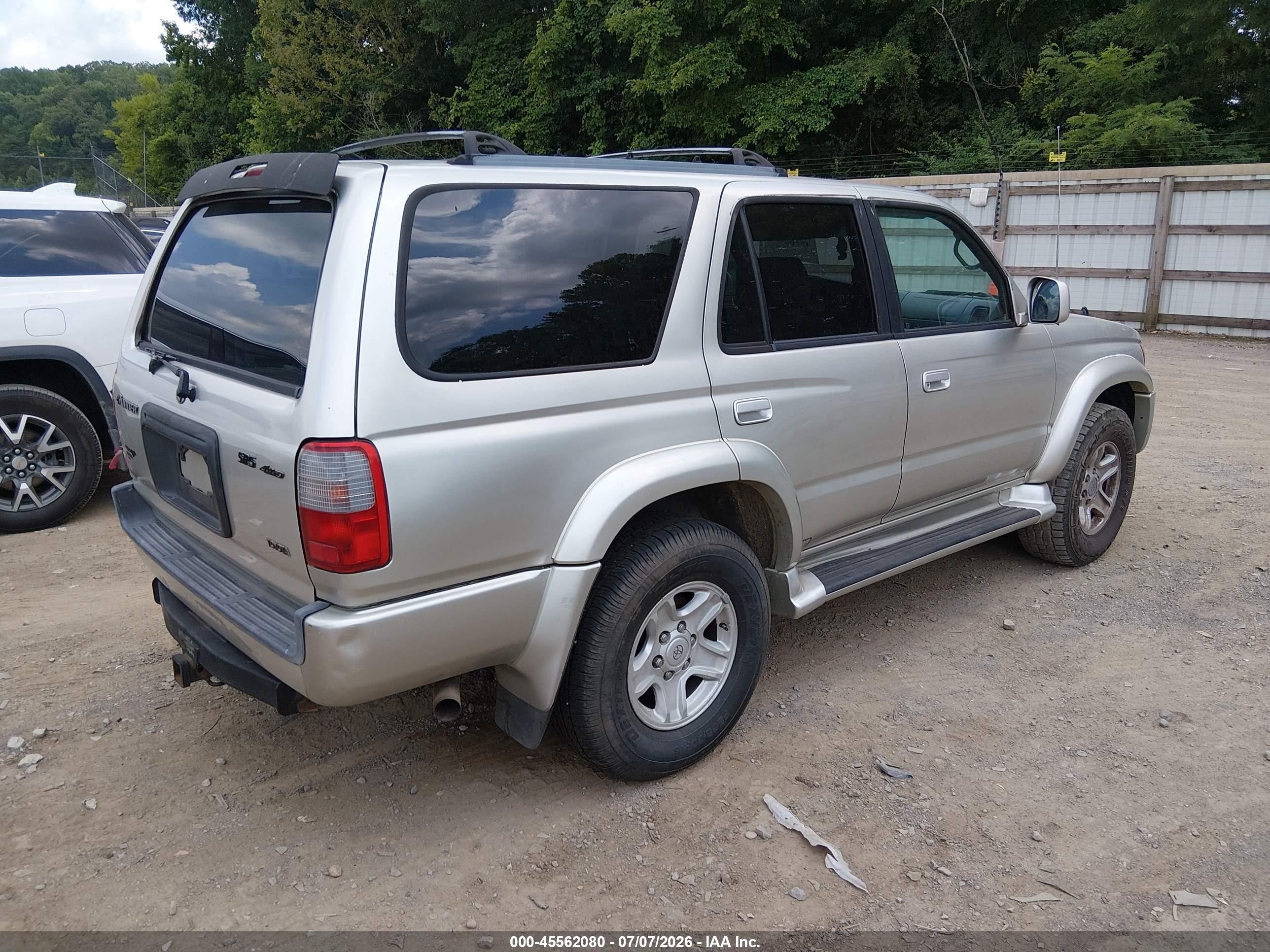 2000 Toyota 4runner Sr5 V6 Серебряный vin: JT3HN86R9Y0276864