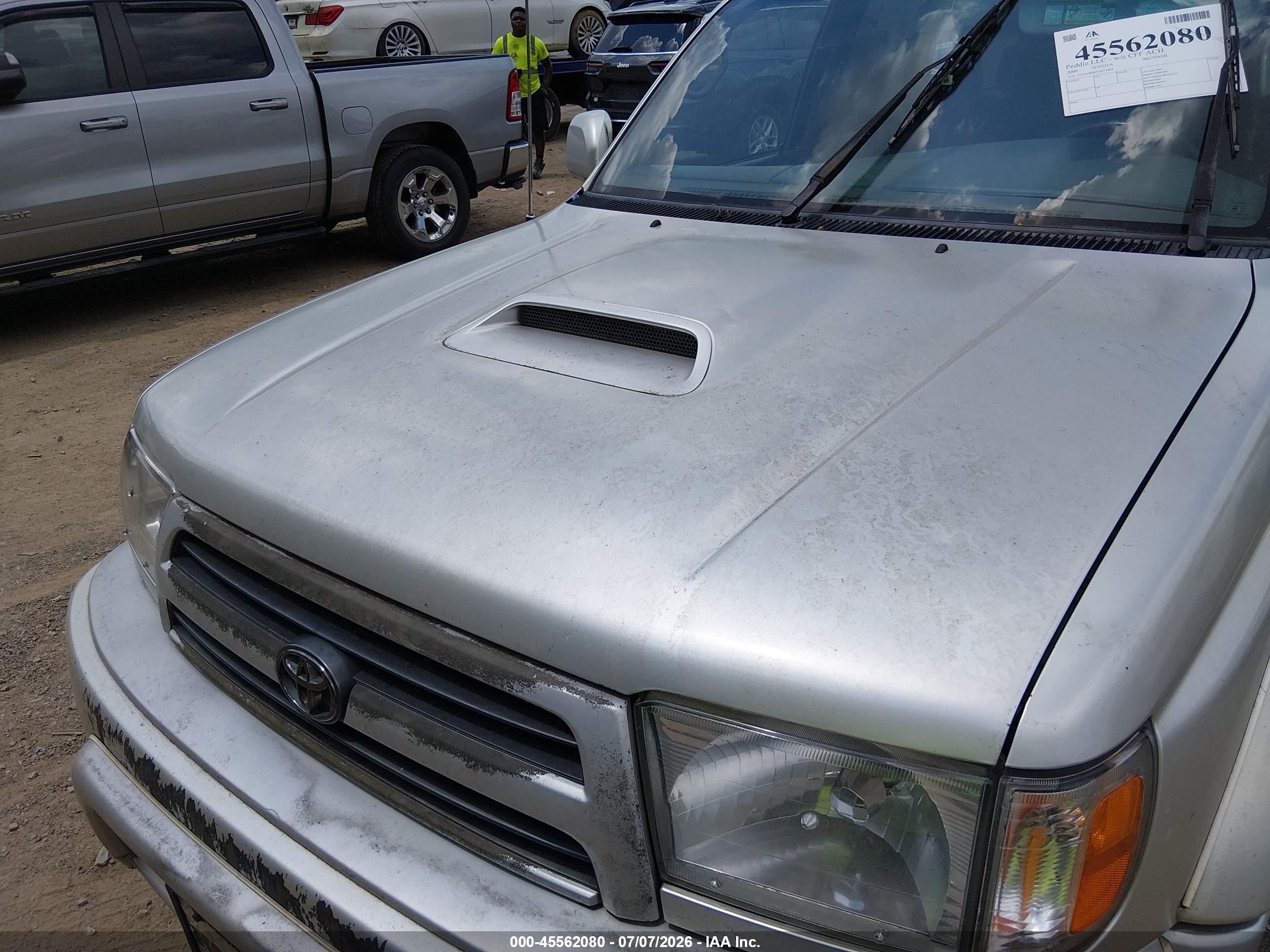 2000 Toyota 4runner Sr5 V6 Серебряный vin: JT3HN86R9Y0276864