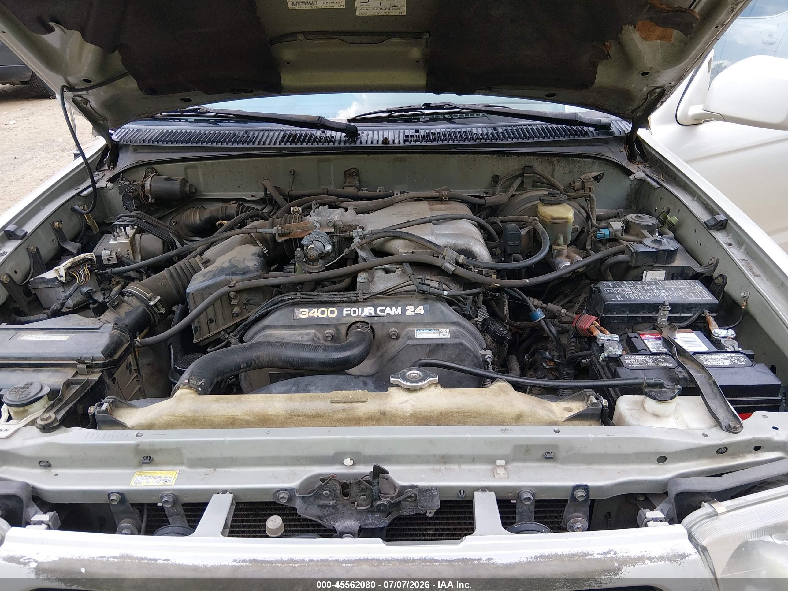 2000 Toyota 4runner Sr5 V6 Серебряный vin: JT3HN86R9Y0276864