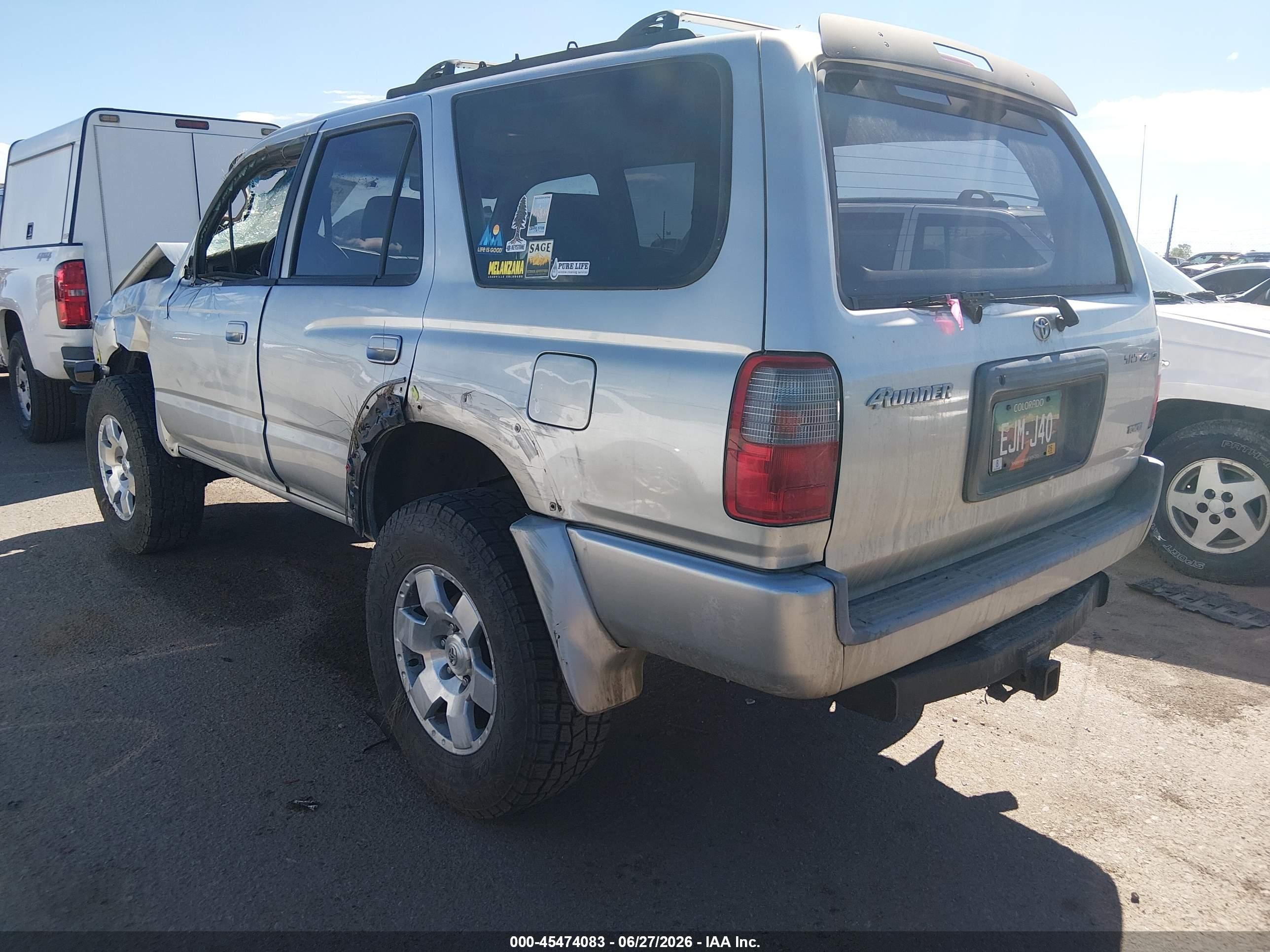 2000 Toyota 4runner Sr5 V6 Серебряный vin: JT3HN86R9Y0303688