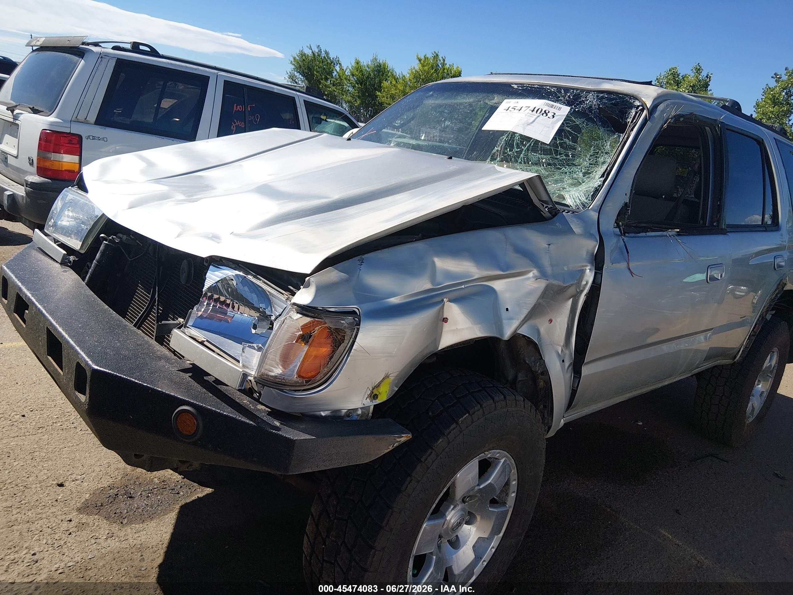 2000 Toyota 4runner Sr5 V6 Серебряный vin: JT3HN86R9Y0303688