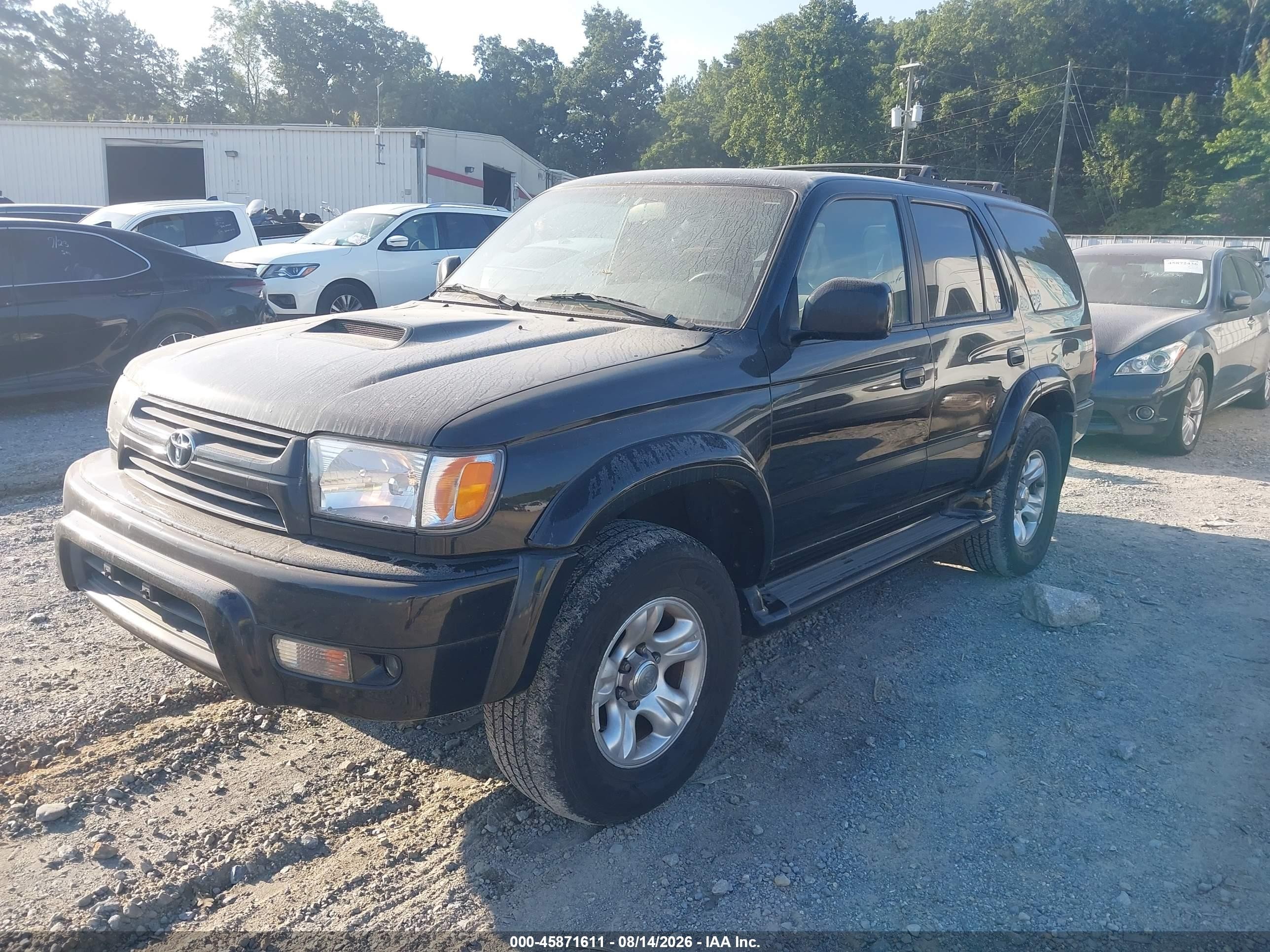 2001 Toyota 4runner Sr5 V6 Black vin: JT3HN86RX10360150