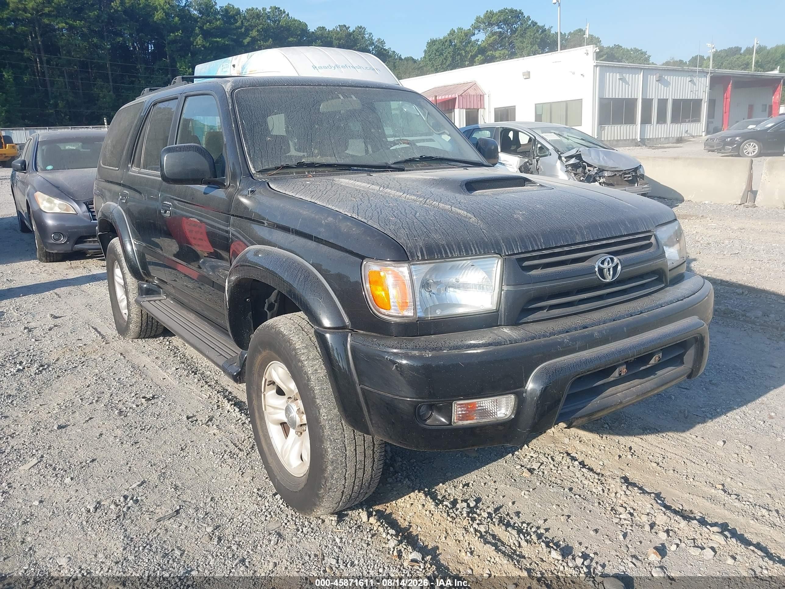 2001 Toyota 4runner Sr5 V6 Black vin: JT3HN86RX10360150