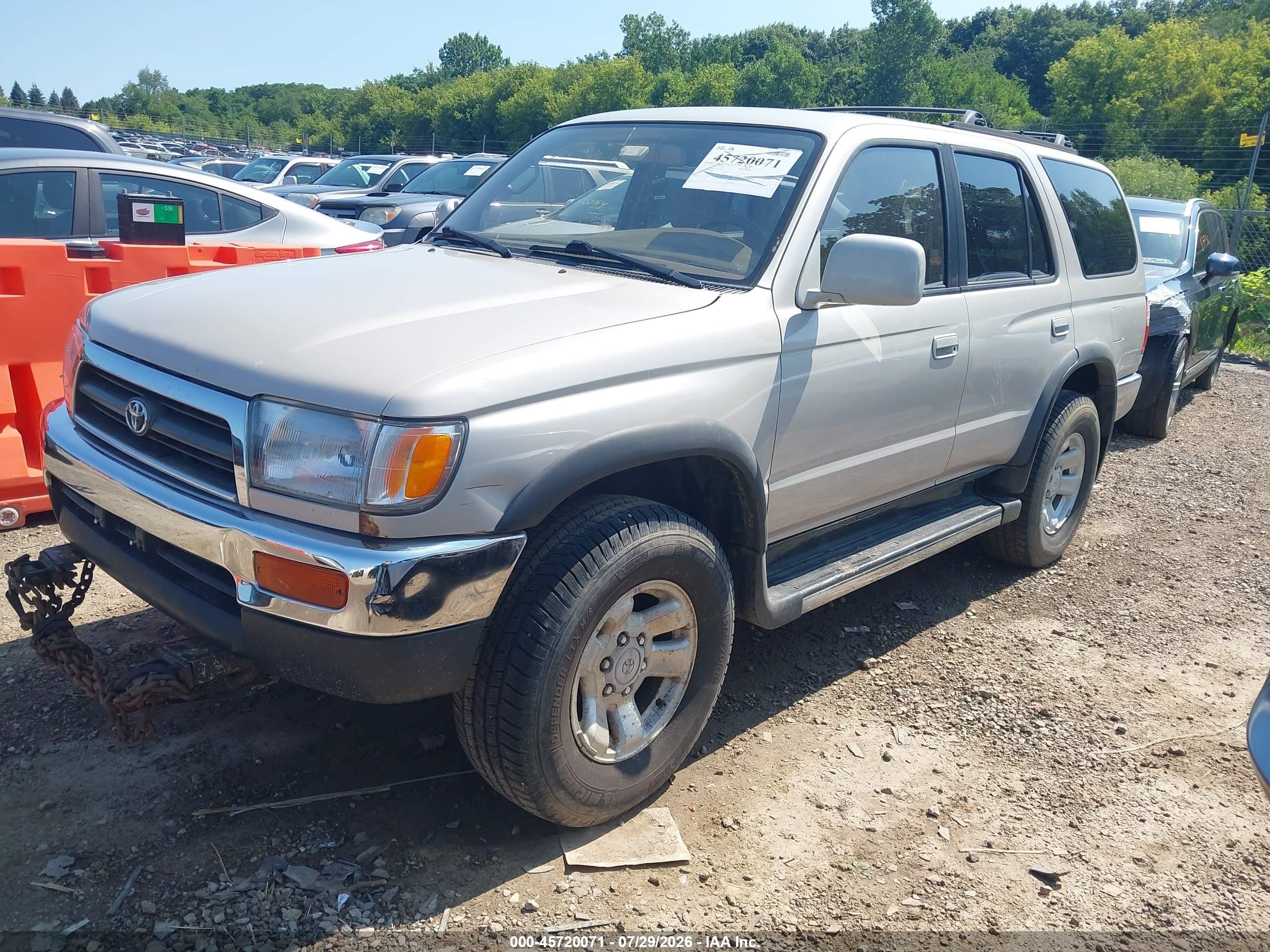 1997 Toyota 4runner Sr5 V6 Желто-коричневый vin: JT3HN86RXV0075065