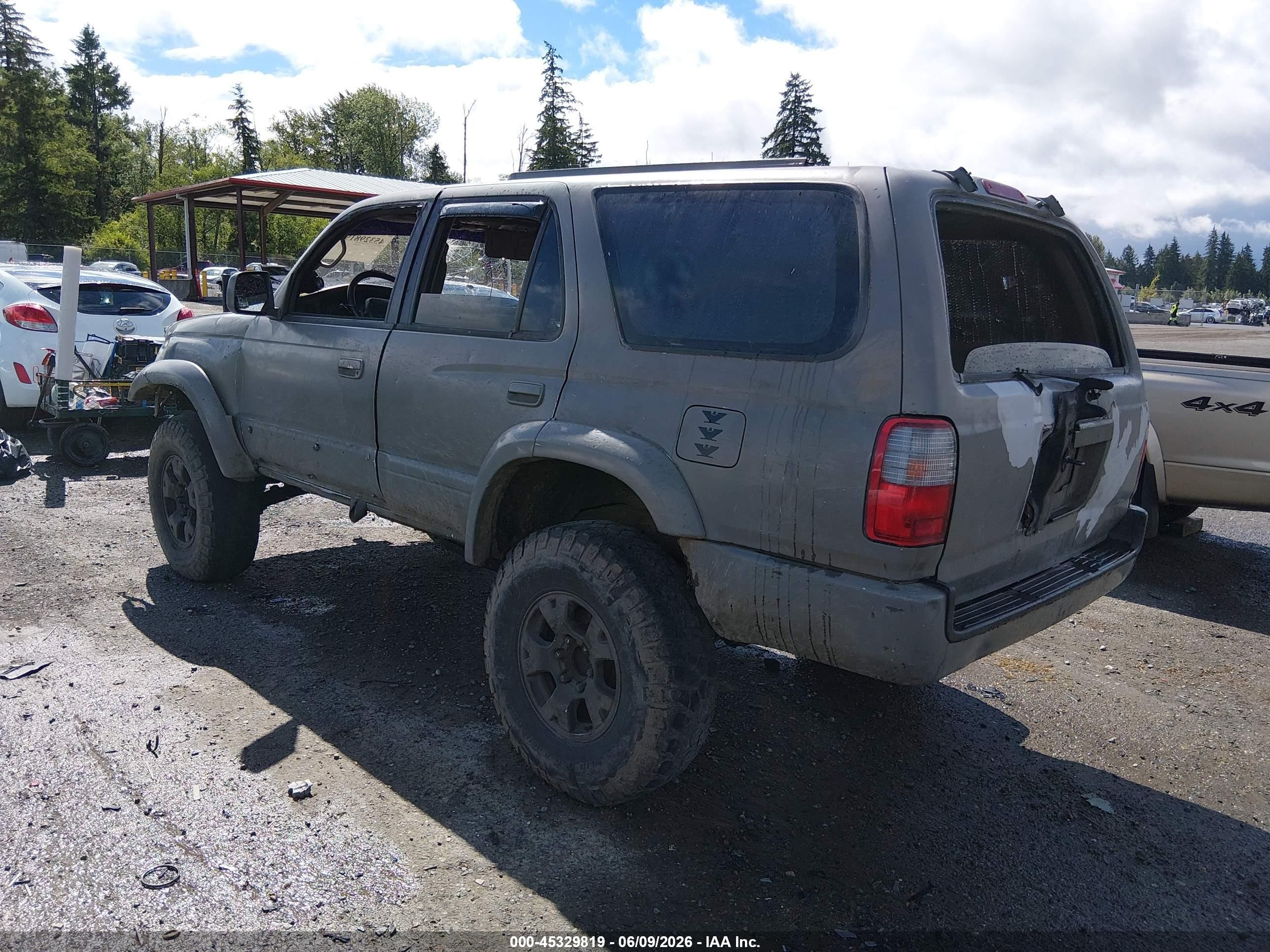 1997 Toyota 4runner Sr5 V6 Gray vin: JT3HN86RXV0088561