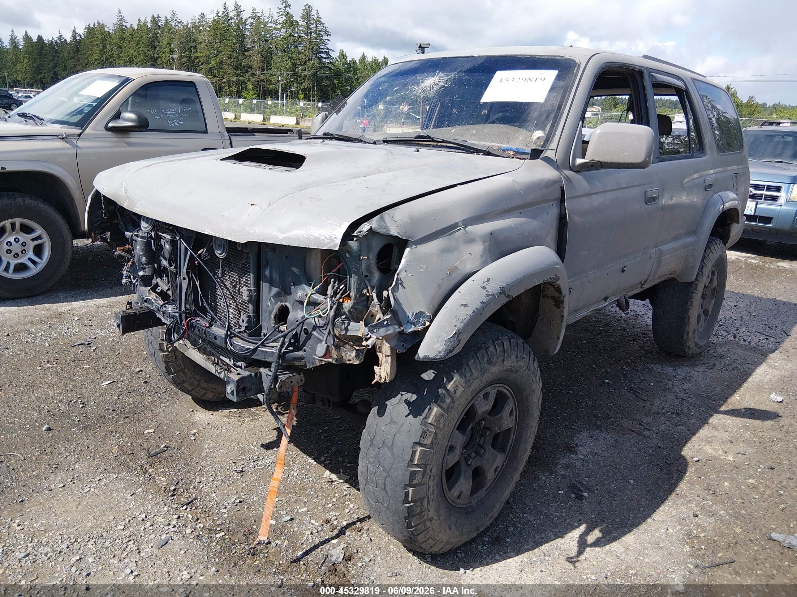 1997 Toyota 4runner Sr5 V6 Gray vin: JT3HN86RXV0088561