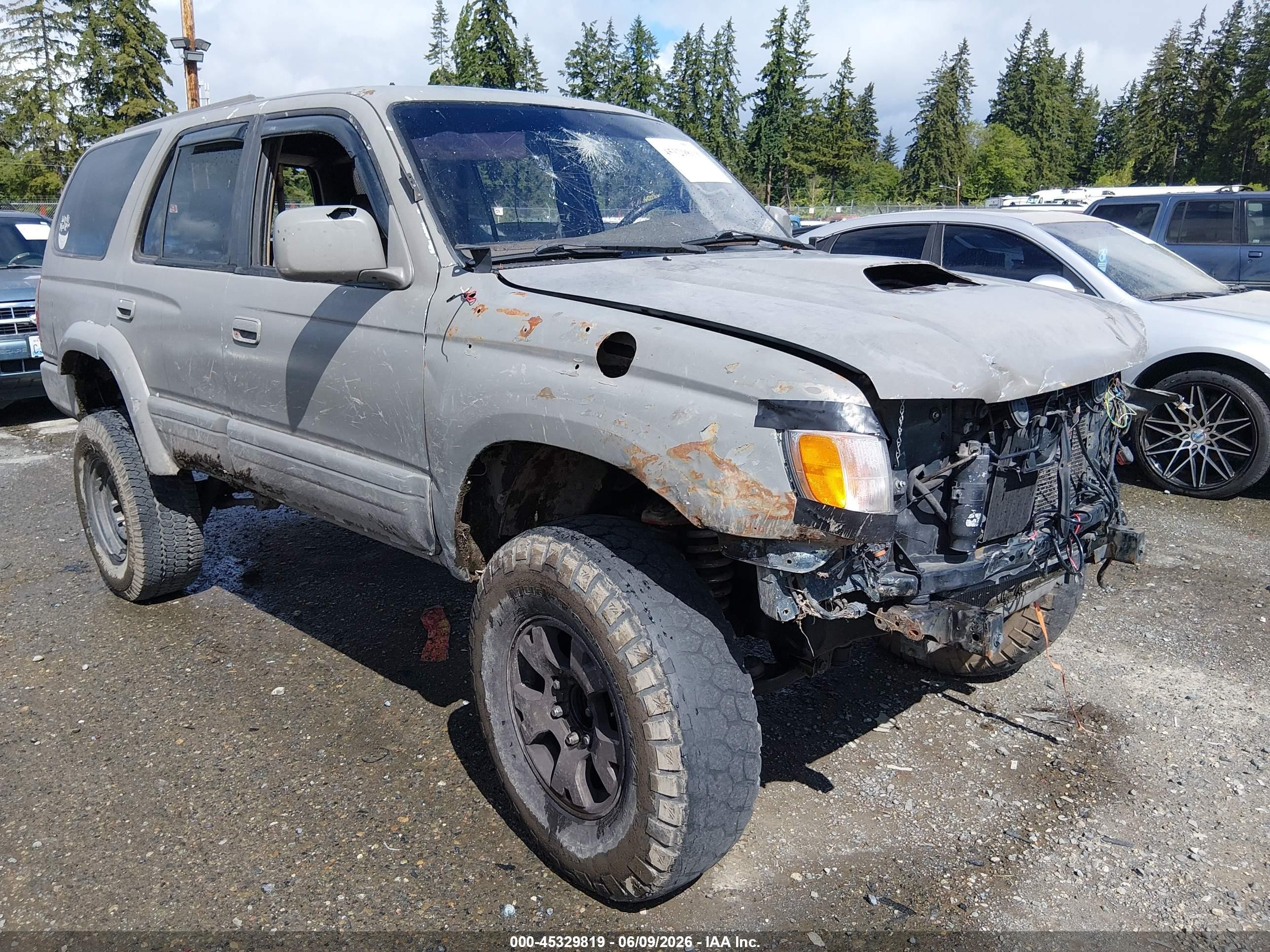 1997 Toyota 4runner Sr5 V6 Gray vin: JT3HN86RXV0088561