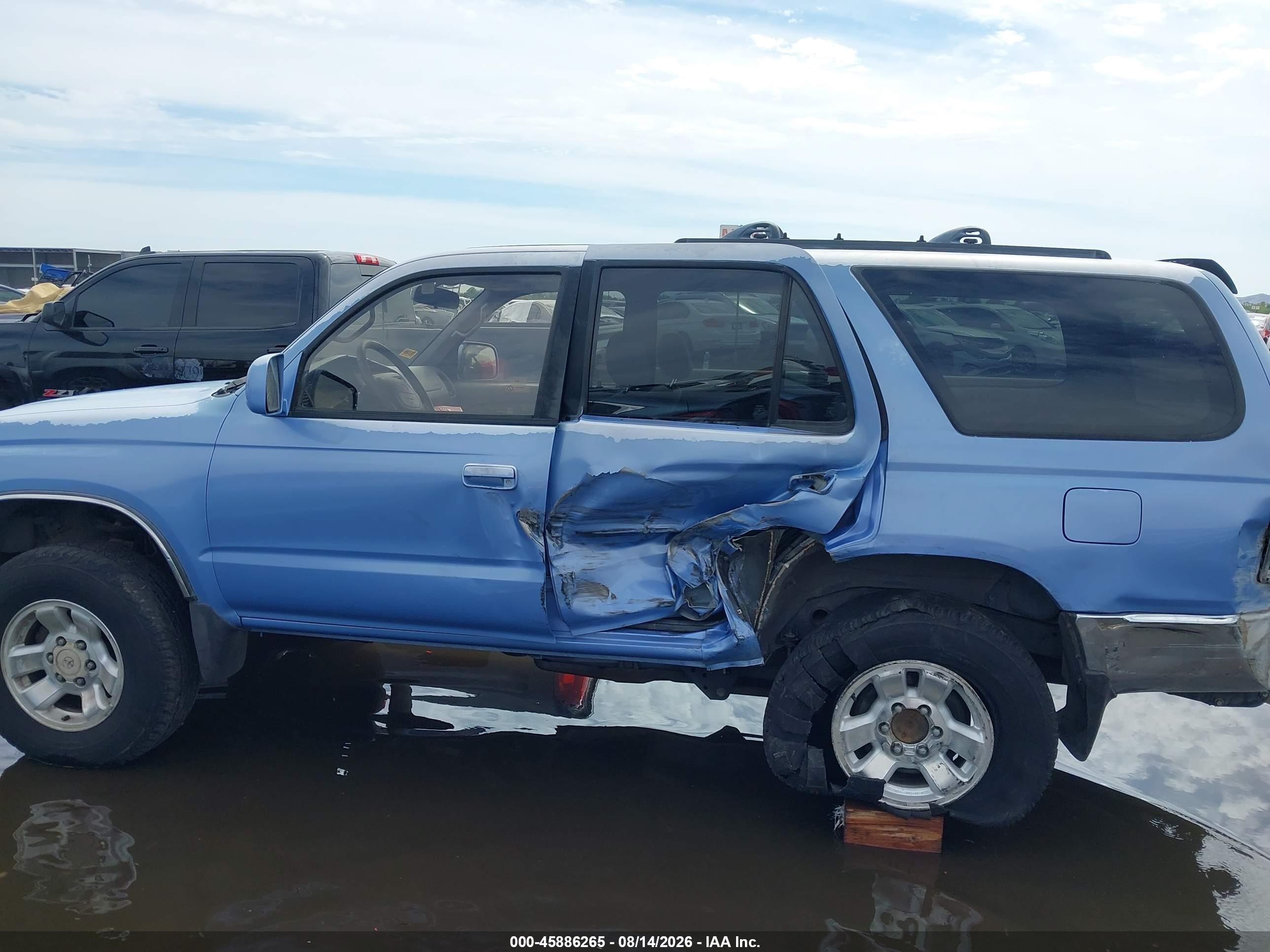 1997 Toyota 4runner Sr5 V6 Blue vin: JT3HN86RXV0109117