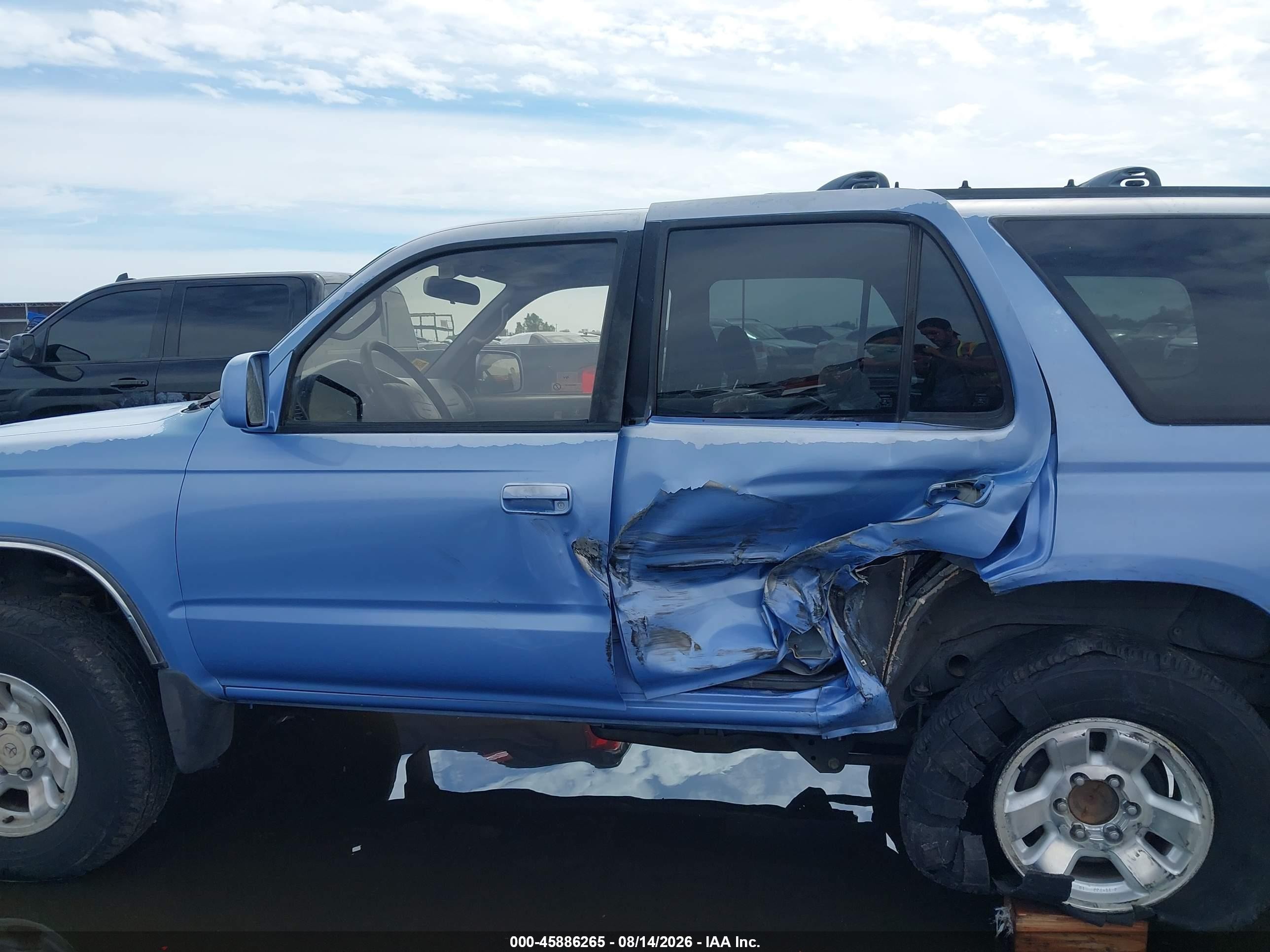 1997 Toyota 4runner Sr5 V6 Blue vin: JT3HN86RXV0109117