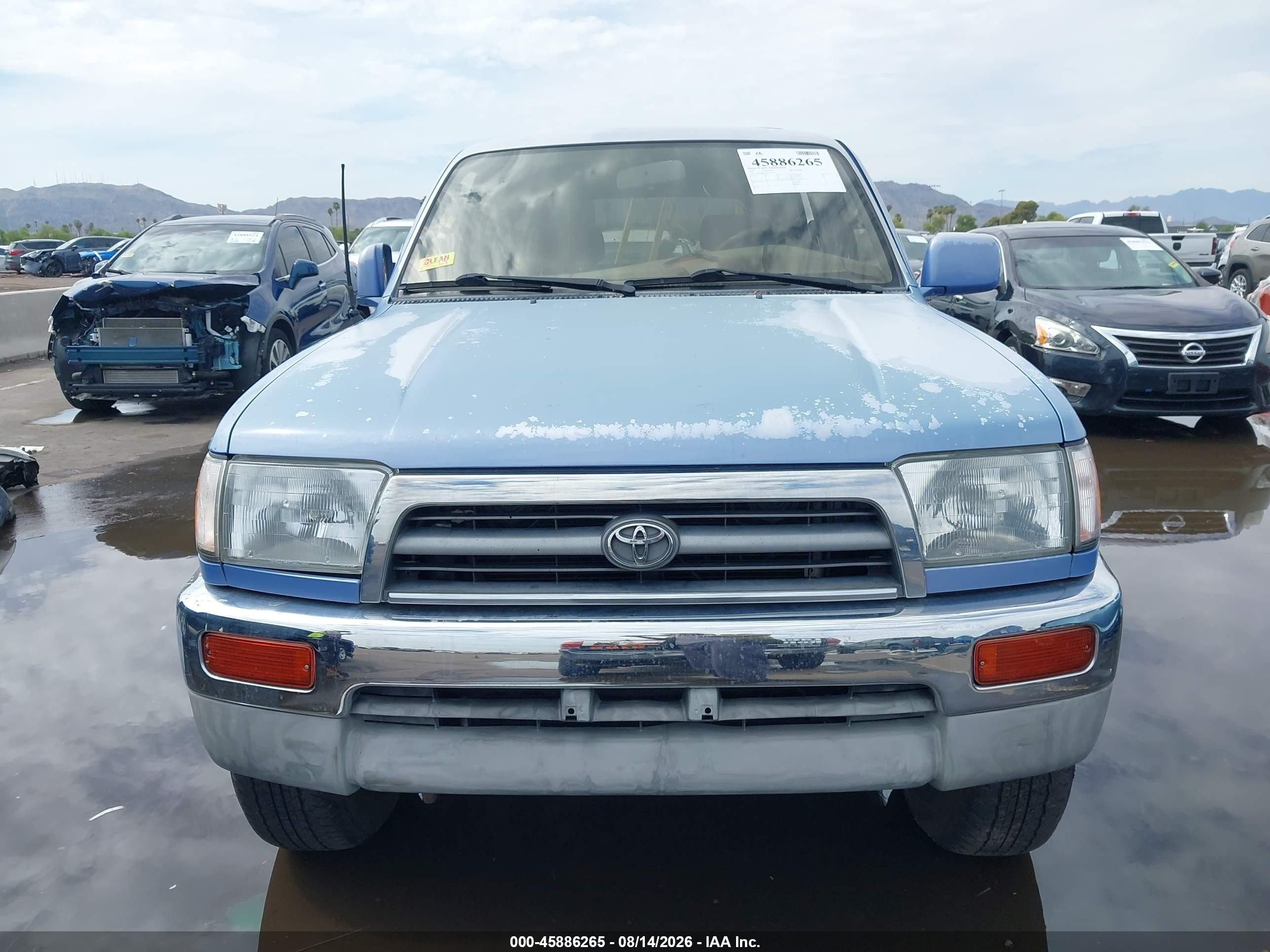 1997 Toyota 4runner Sr5 V6 Blue vin: JT3HN86RXV0109117