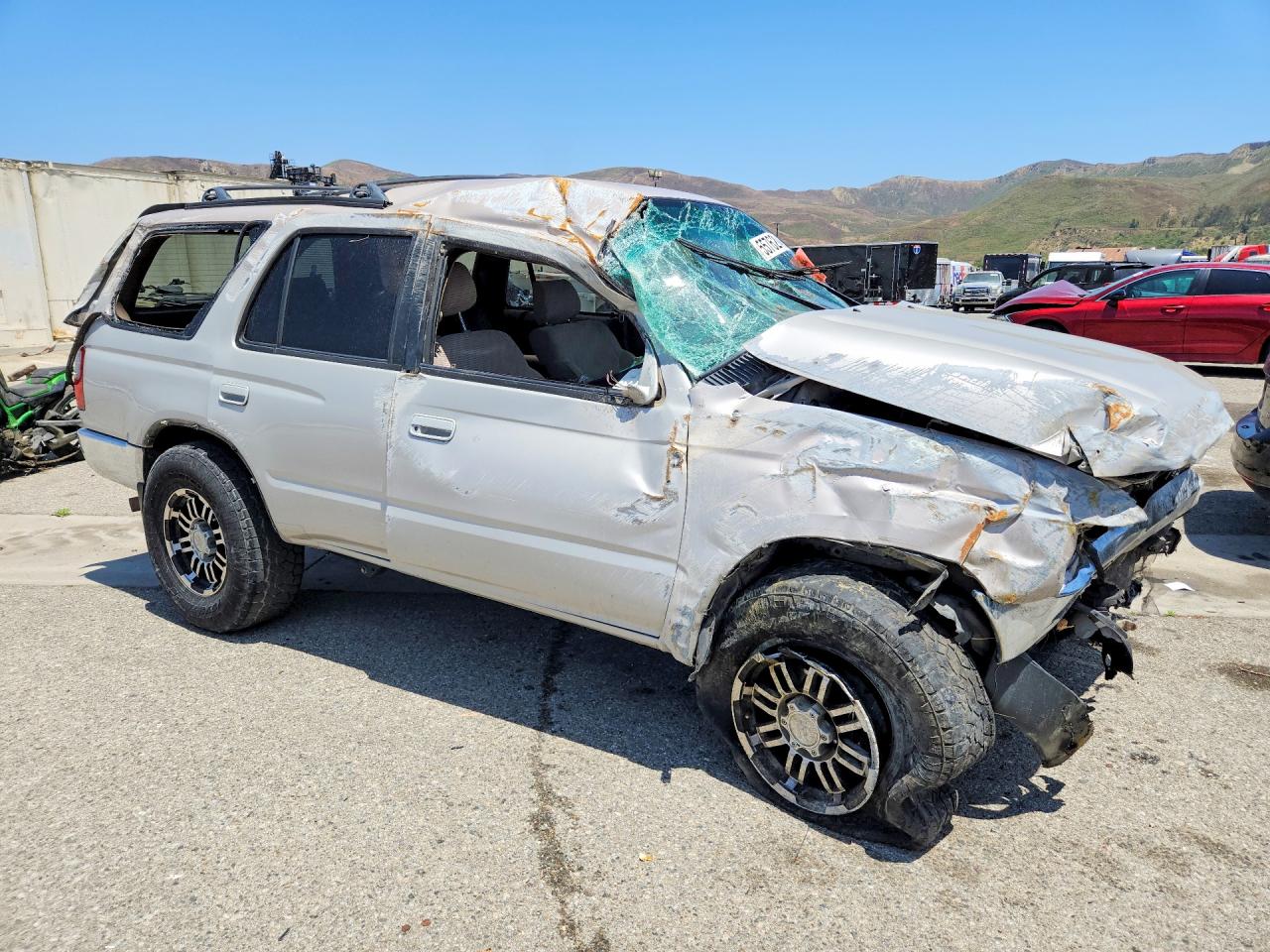 1998 Toyota 4runner Sr5 Gray vin: JT3HN86RXW0154592