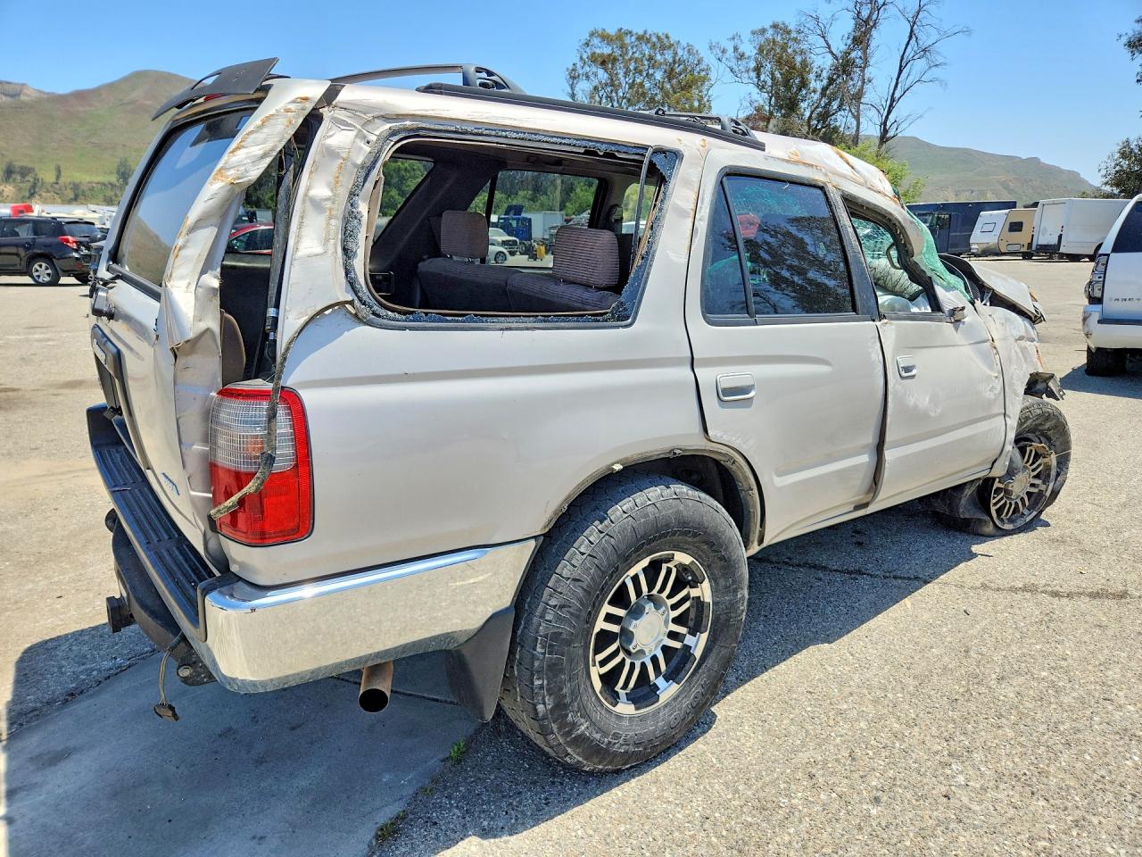 1998 Toyota 4runner Sr5 Gray vin: JT3HN86RXW0154592