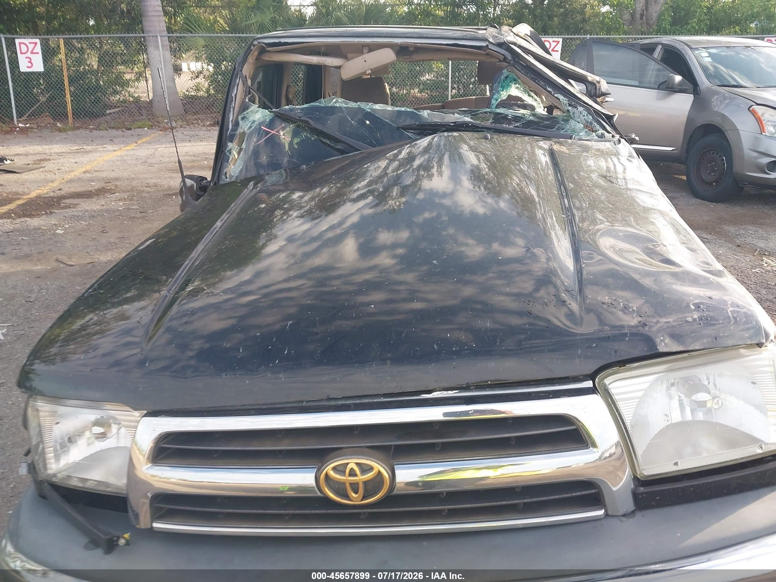 2000 Toyota 4runner Sr5 V6 Black vin: JT3HN86RXY0278140