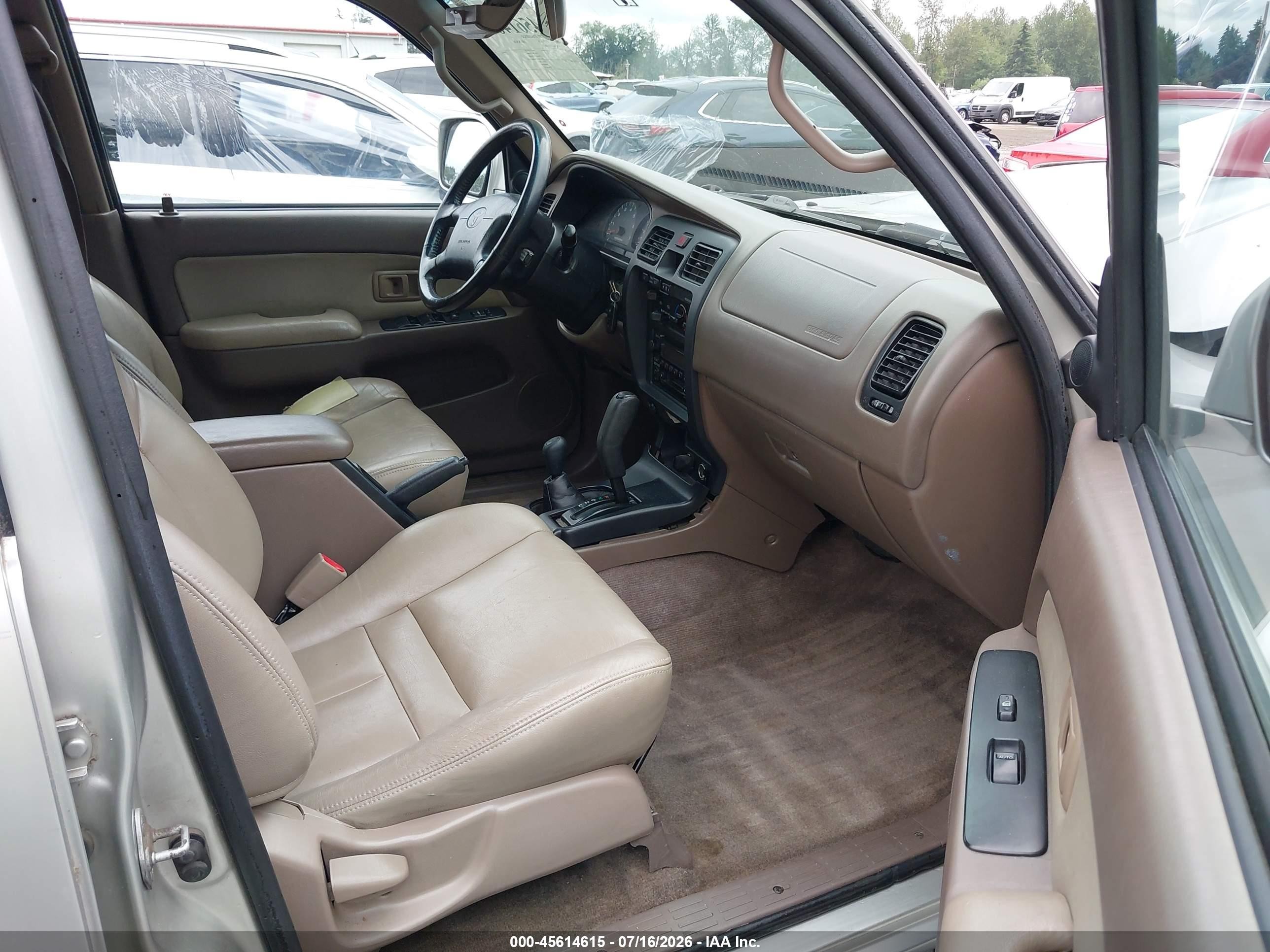 2000 Toyota 4runner Sr5 V6 Silver vin: JT3HN86RXY0320841