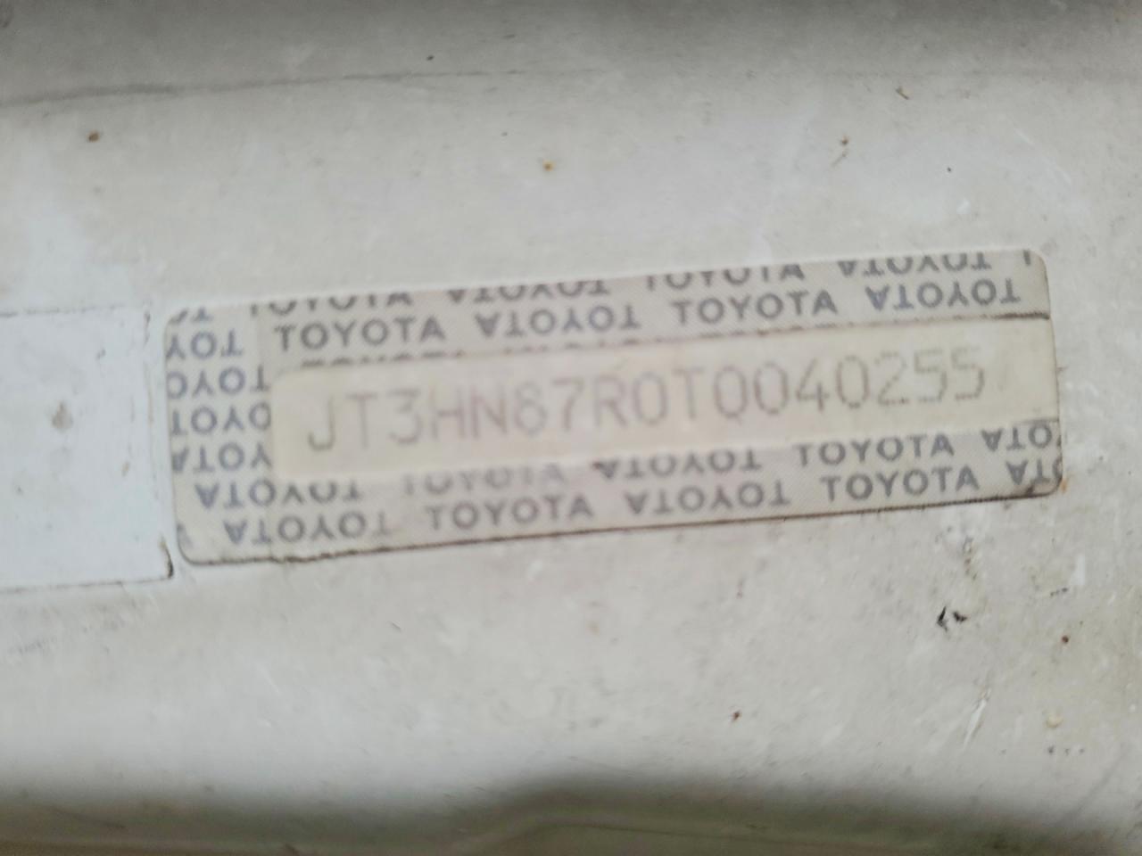 1996 Toyota 4runner Limited White vin: JT3HN87R0T0040255
