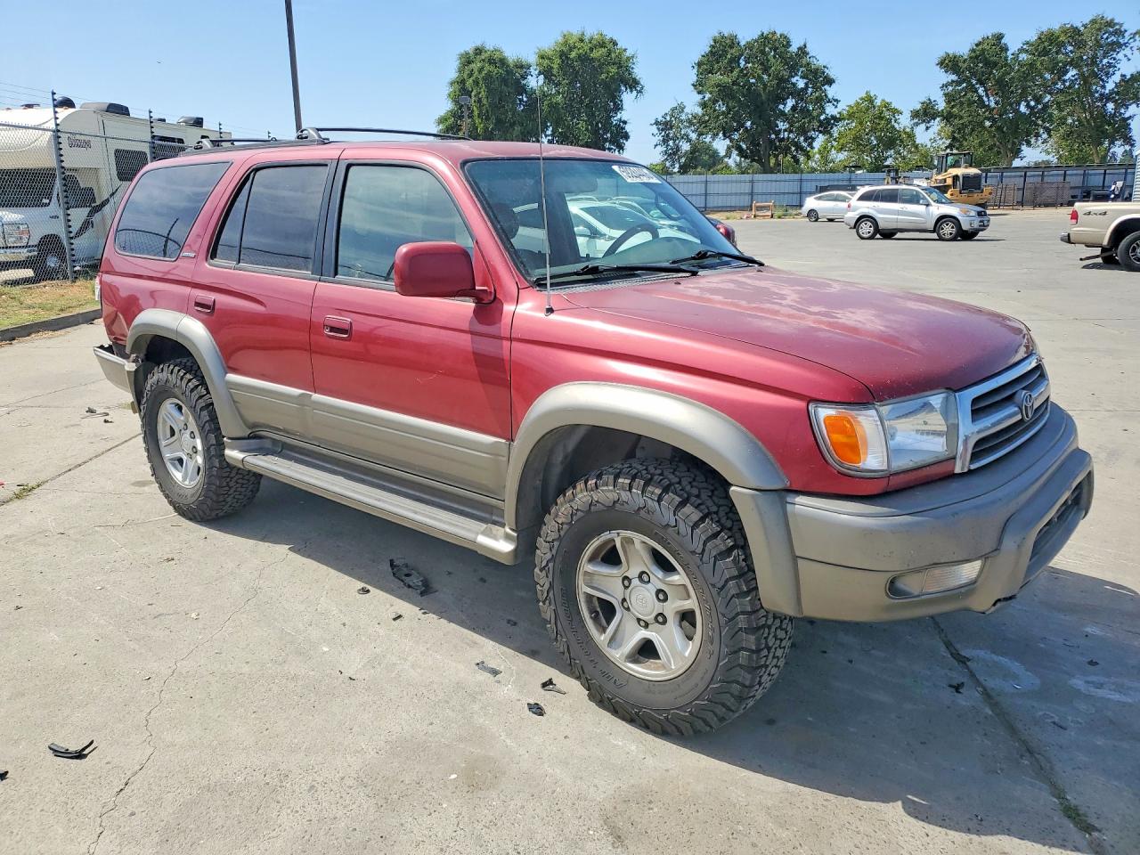 1999 Toyota 4runner Limited Red vin: JT3HN87R0X0208515
