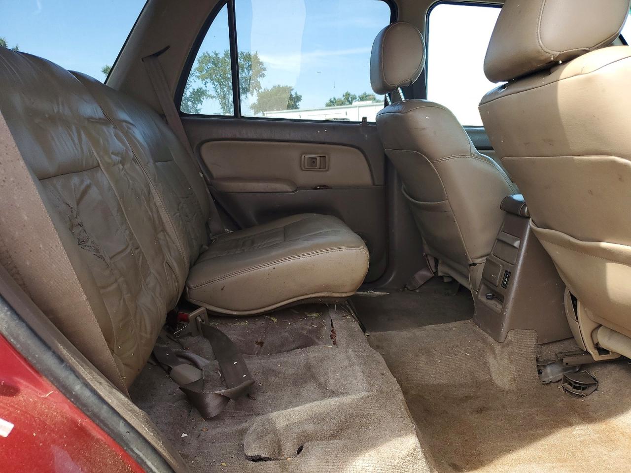 1999 Toyota 4runner Limited Red vin: JT3HN87R0X0208515