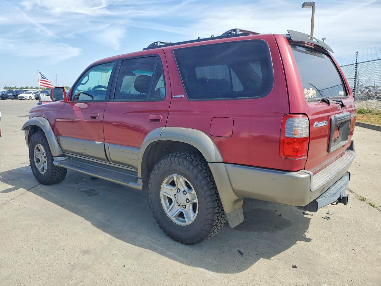 1999 Toyota 4runner Limited Red vin: JT3HN87R0X0208515