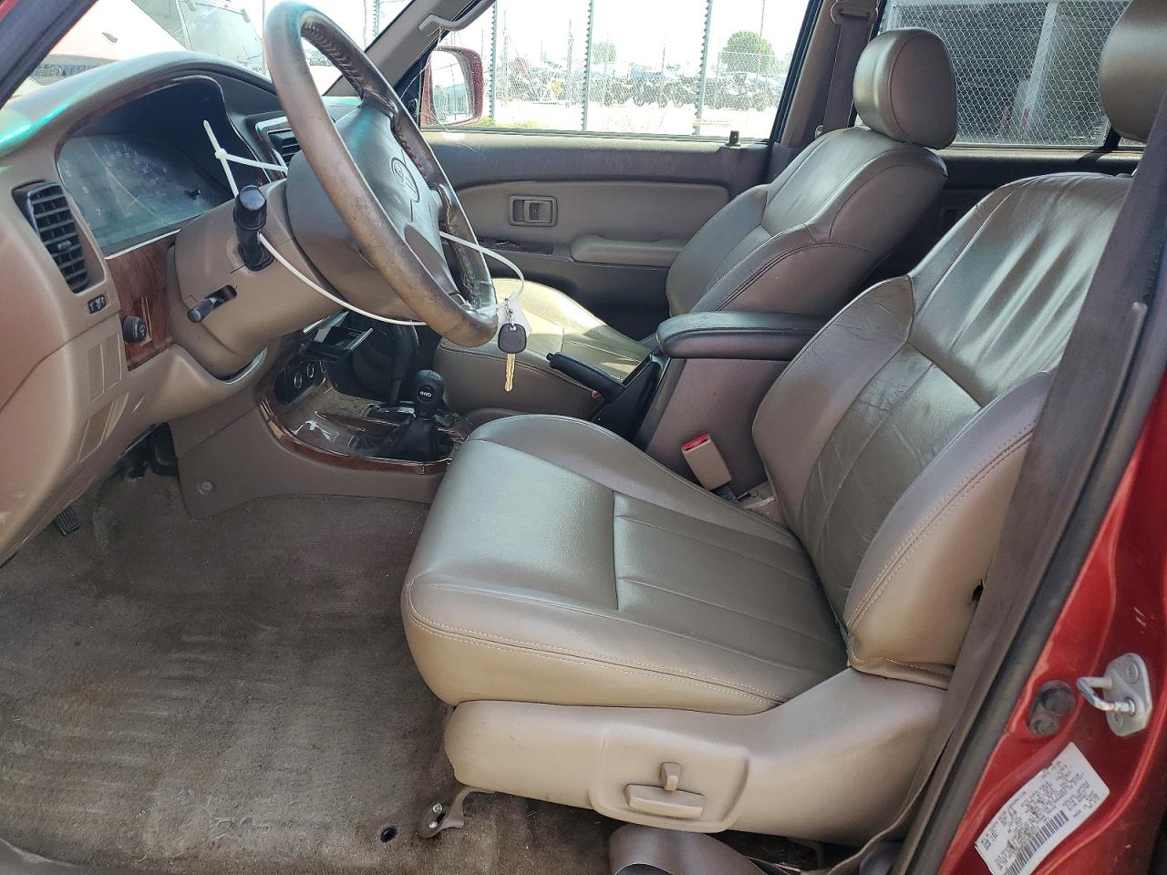 1999 Toyota 4runner Limited Red vin: JT3HN87R0X0208515