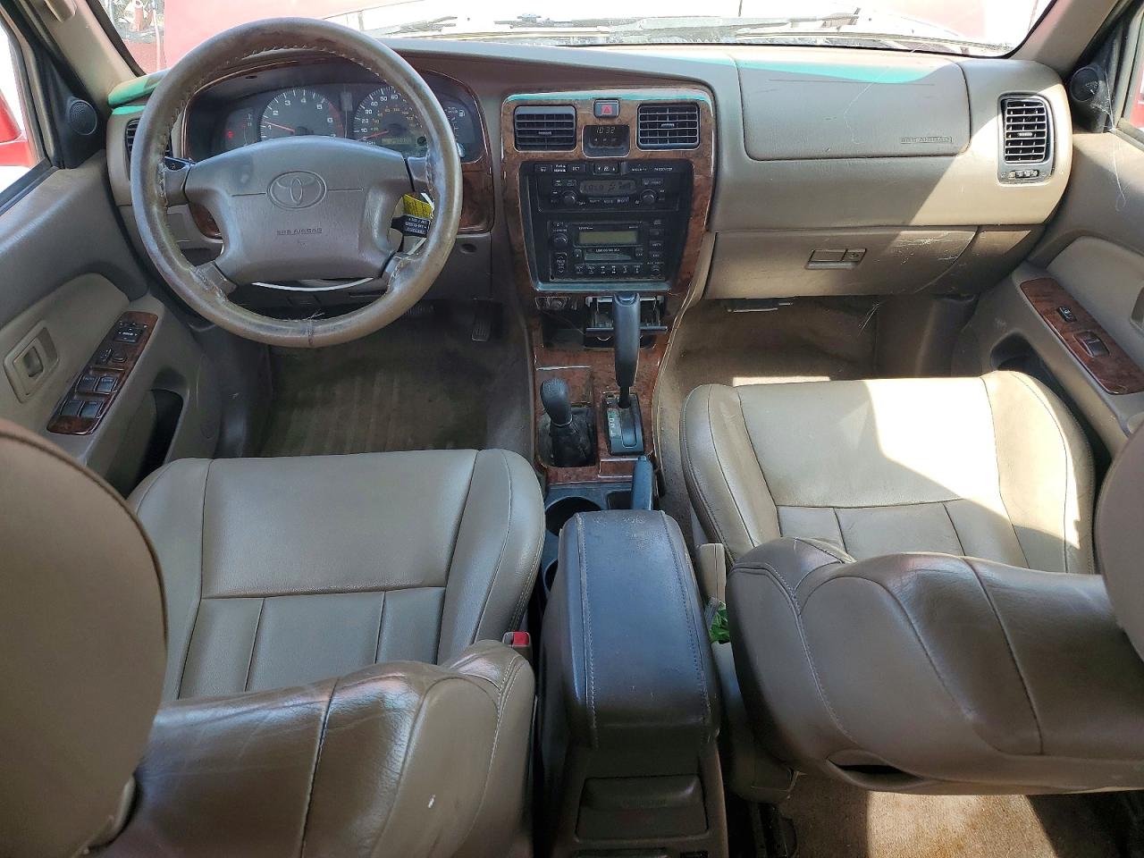 1999 Toyota 4runner Limited Red vin: JT3HN87R0X0208515