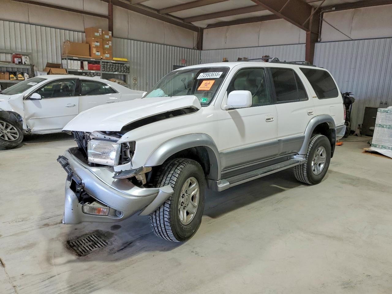 1999 Toyota 4runner Limited White vin: JT3HN87R0X0250635