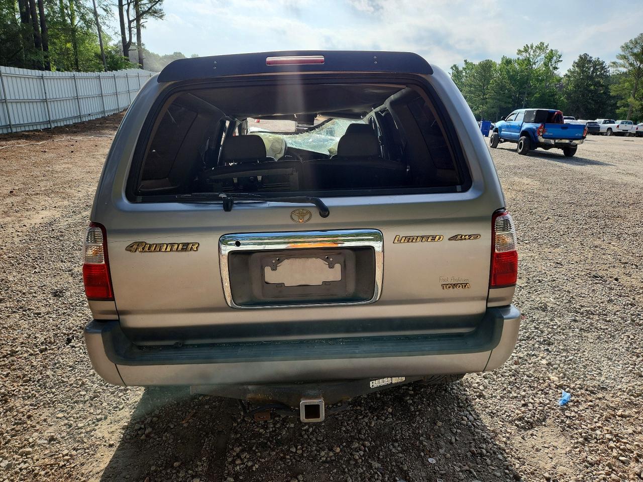 2002 Toyota 4runner Limited Gray vin: JT3HN87R120368069
