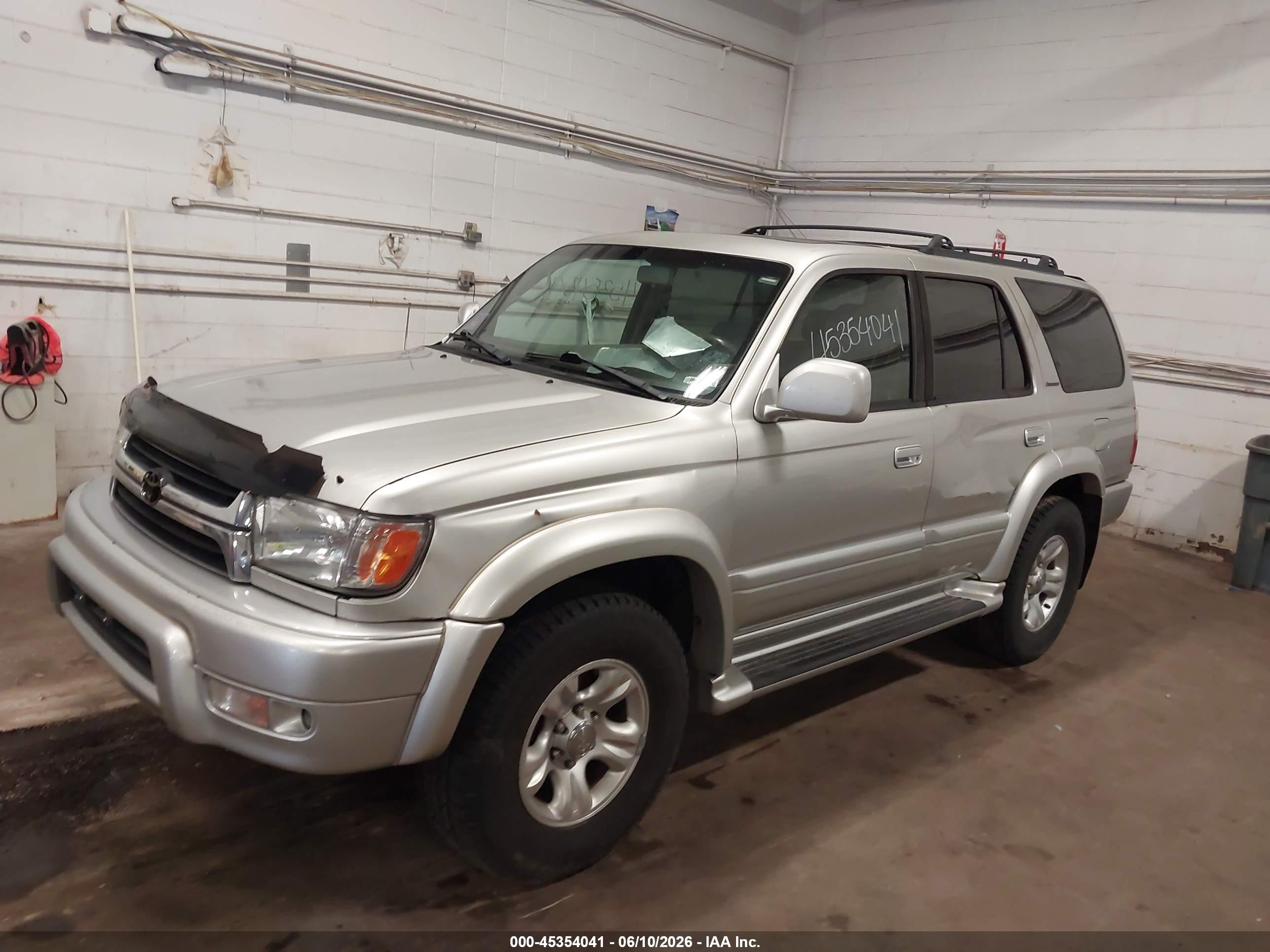 2002 Toyota 4runner Limited V6 Silver vin: JT3HN87R129060959