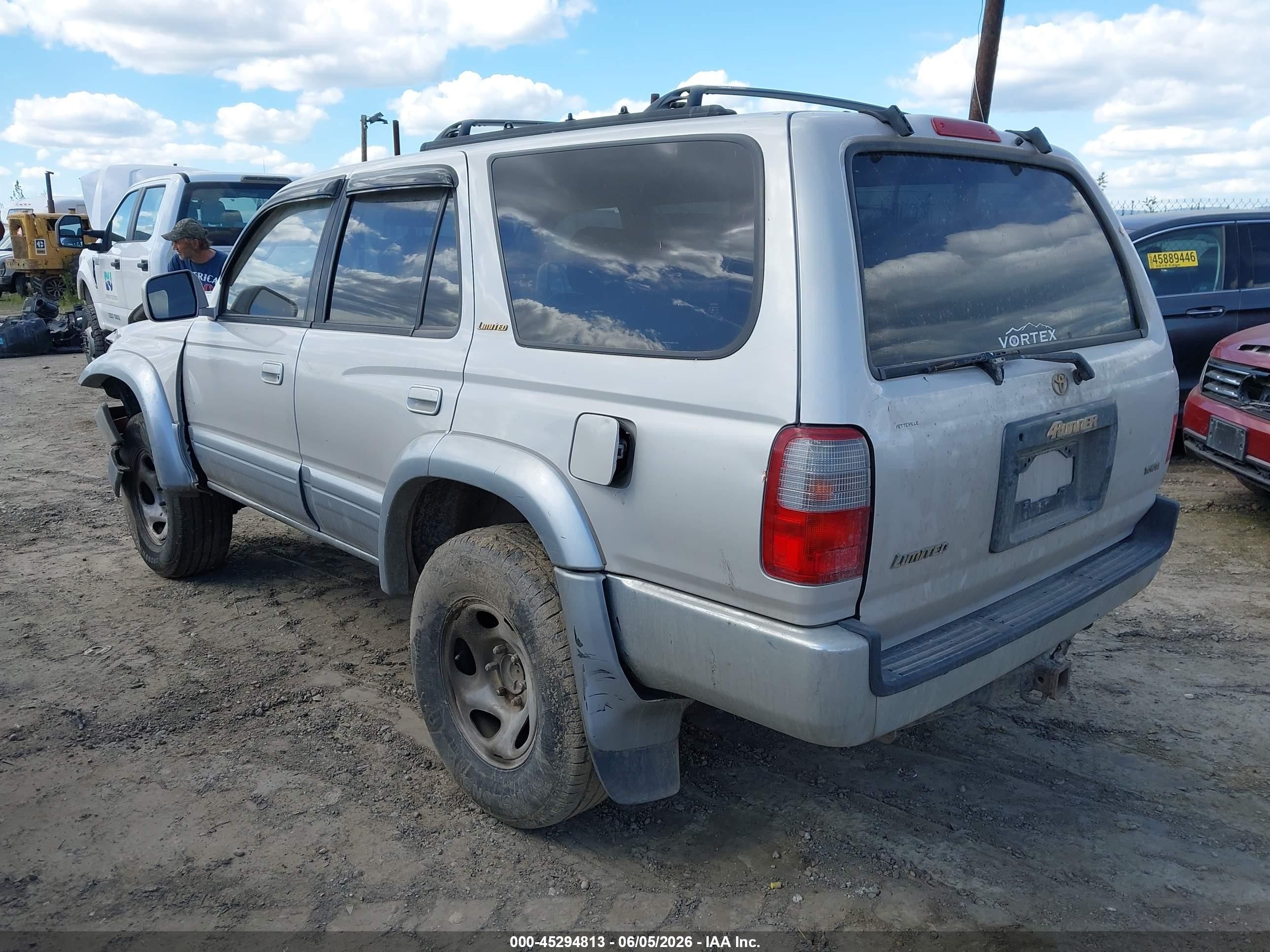 1998 Toyota 4runner Sr5 V6 Limited Silver vin: JT3HN87R1W9011296