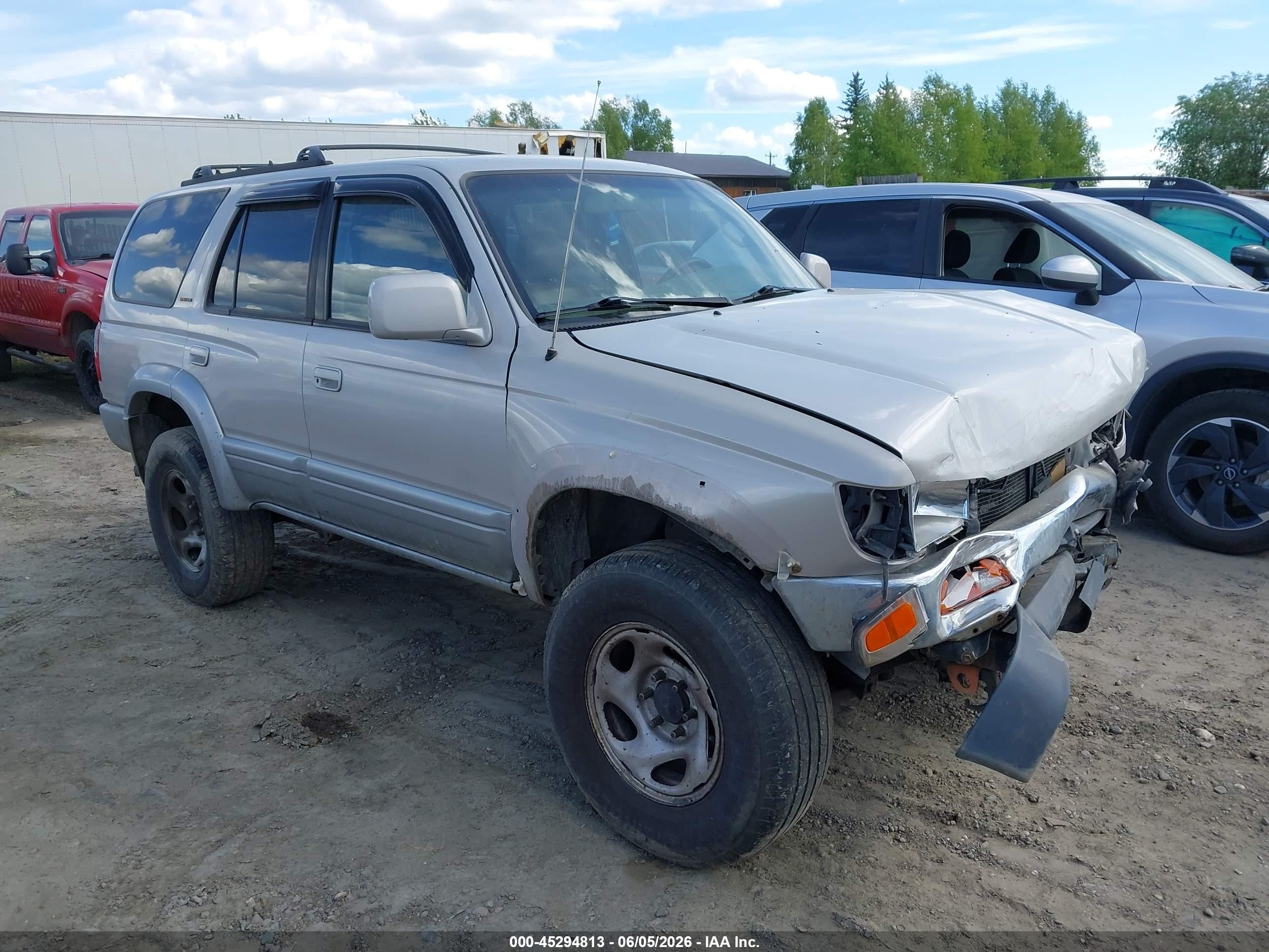 1998 Toyota 4runner Sr5 V6 Limited Silver vin: JT3HN87R1W9011296