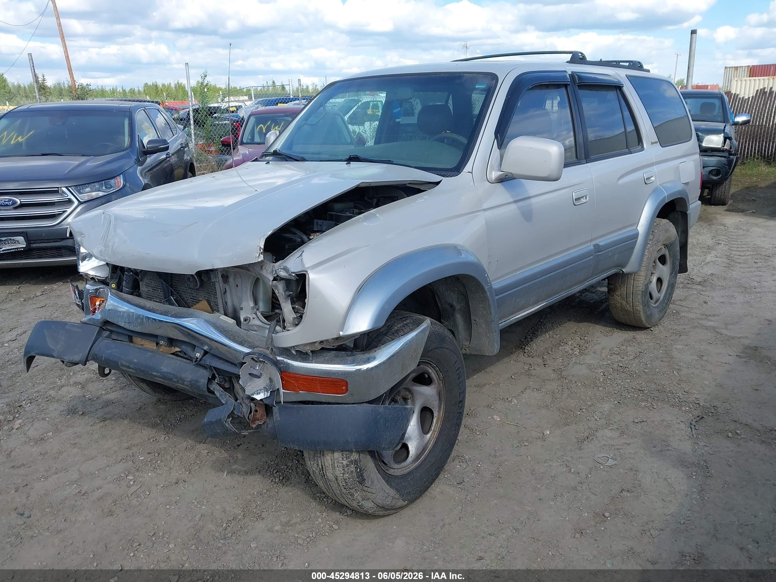1998 Toyota 4runner Sr5 V6 Limited Silver vin: JT3HN87R1W9011296