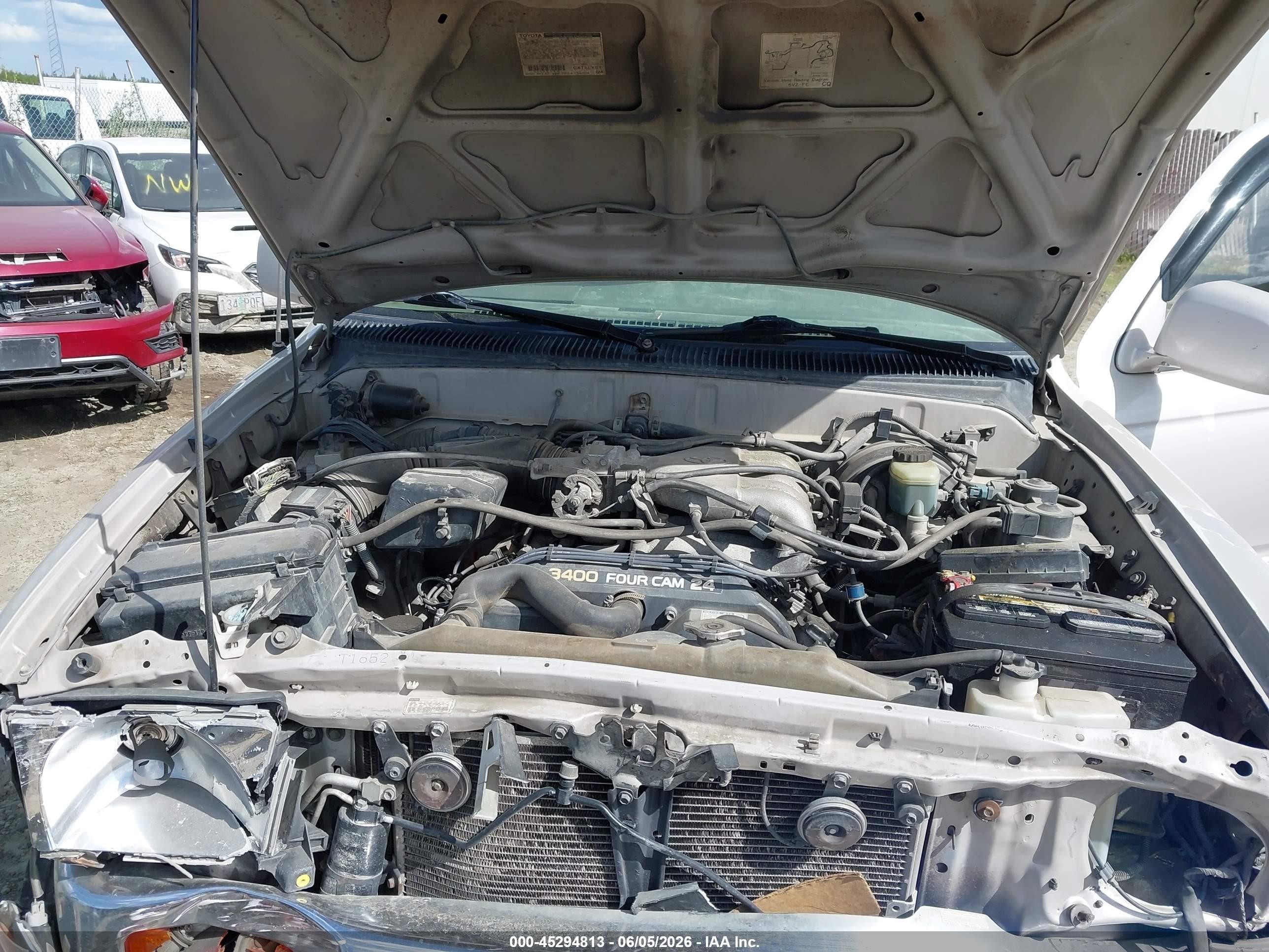 1998 Toyota 4runner Sr5 V6 Limited Silver vin: JT3HN87R1W9011296