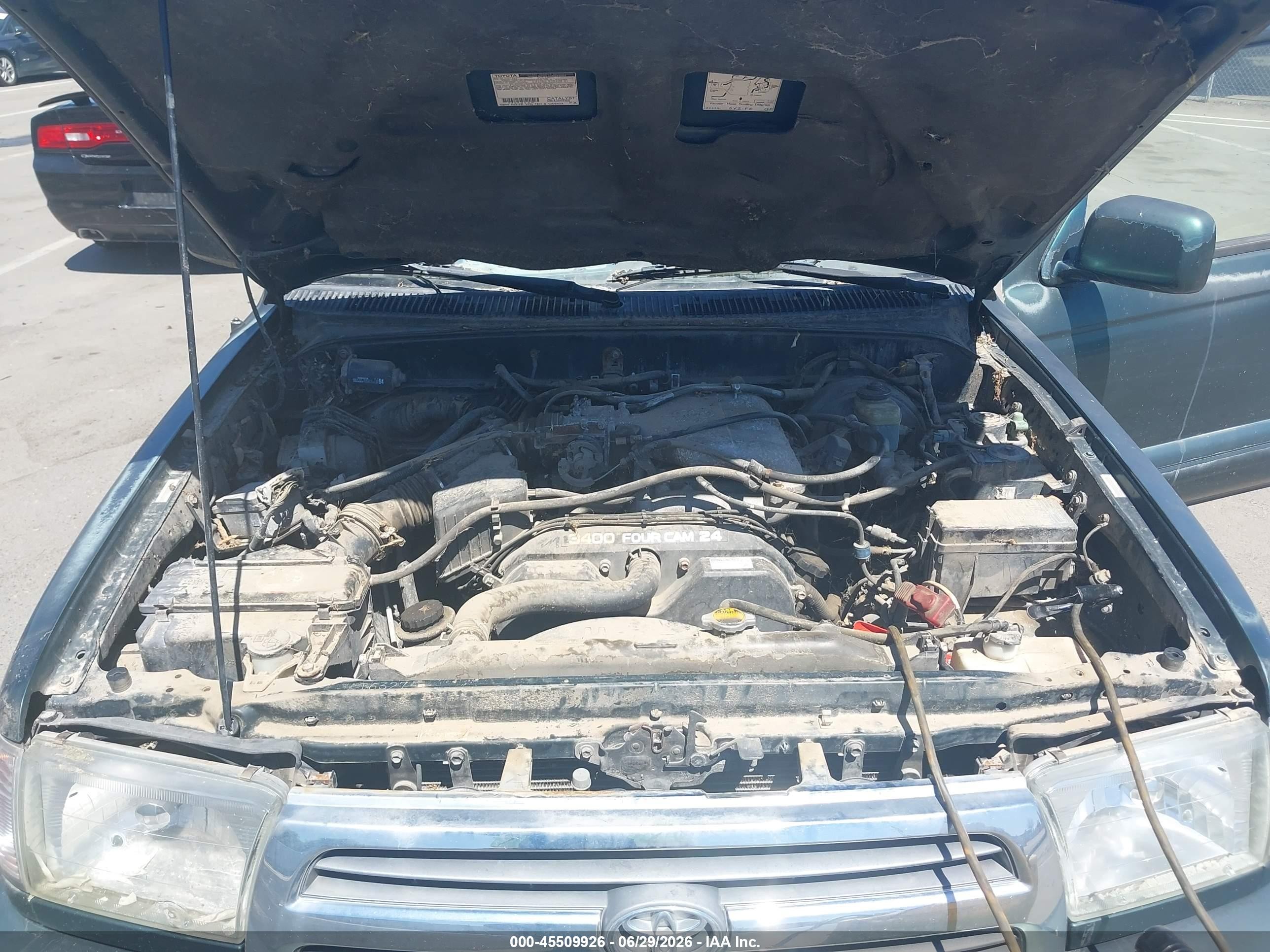 1999 Toyota 4runner Limited V6 Green vin: JT3HN87R1X0204036