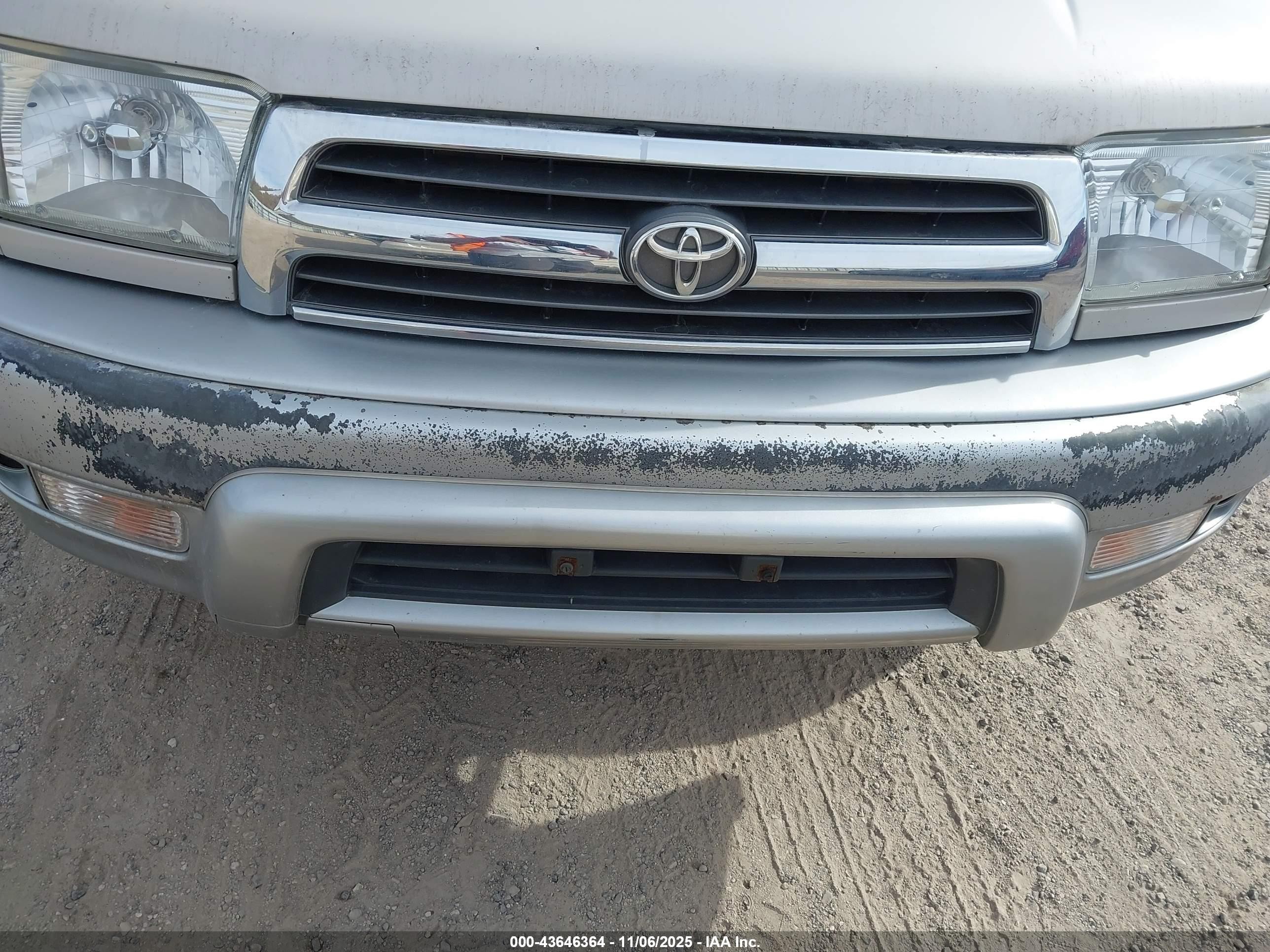 1999 Toyota 4runner Limited V6 Серебряный vin: JT3HN87R1X0229969