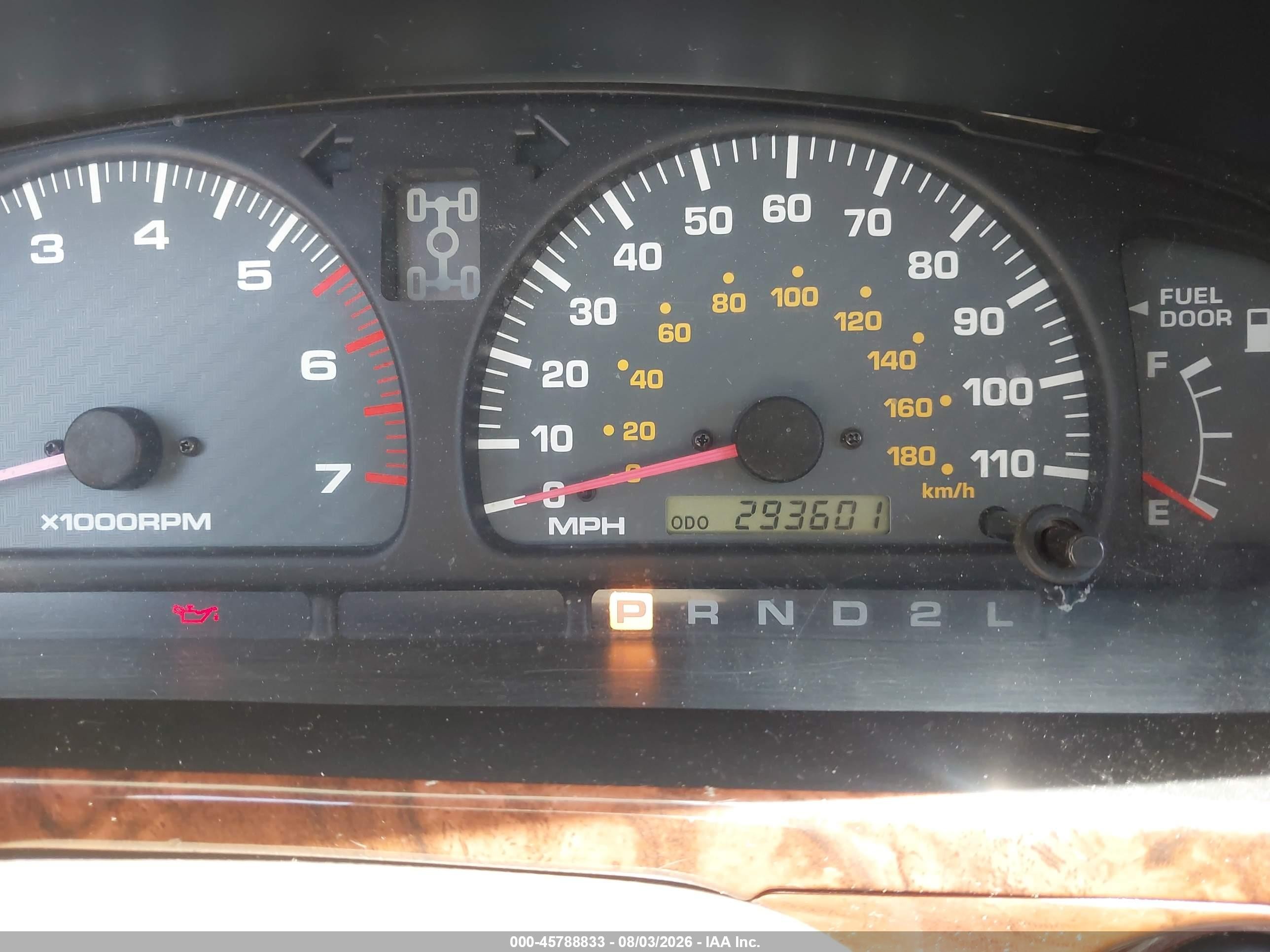 1999 Toyota 4runner Limited V6 Champagne vin: JT3HN87R1X0258744