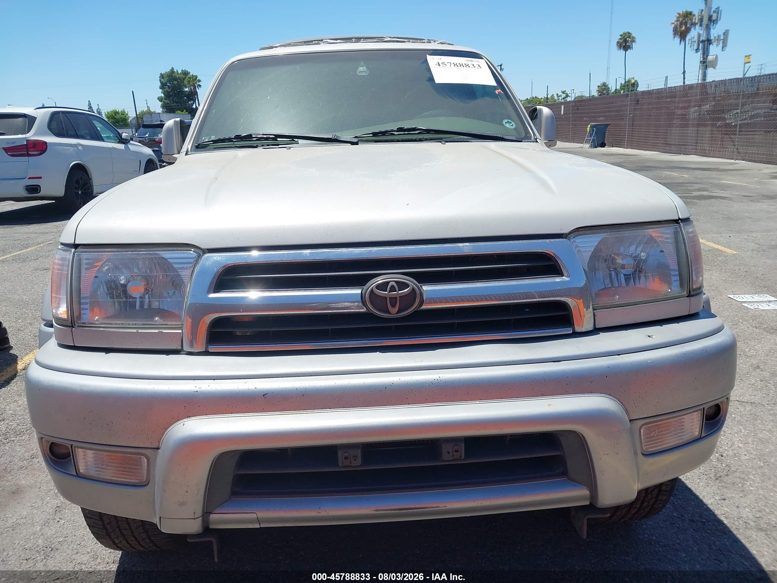 1999 Toyota 4runner Limited V6 Champagne vin: JT3HN87R1X0258744