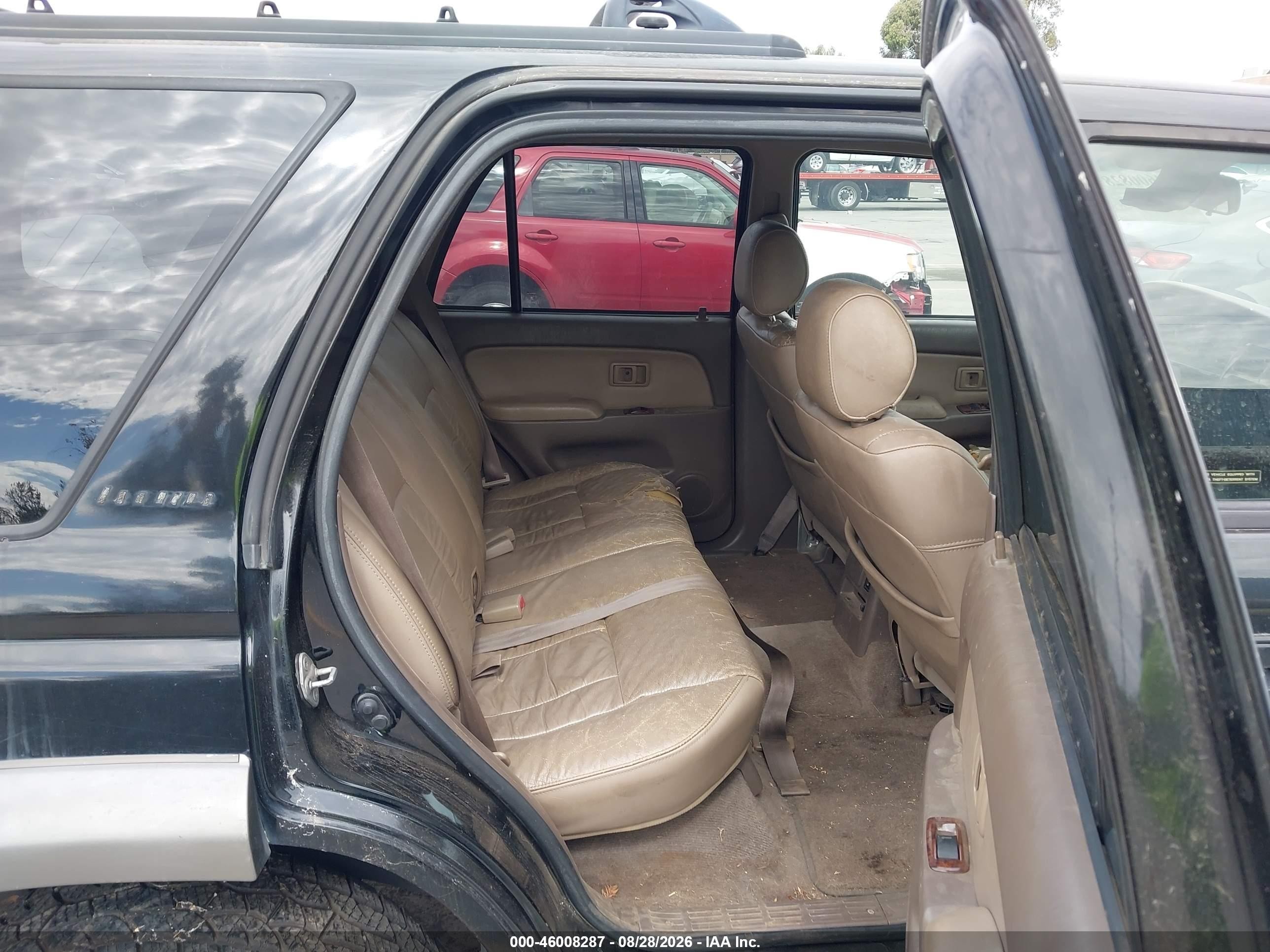 1999 Toyota 4runner Limited V6 Black vin: JT3HN87R1X9019481