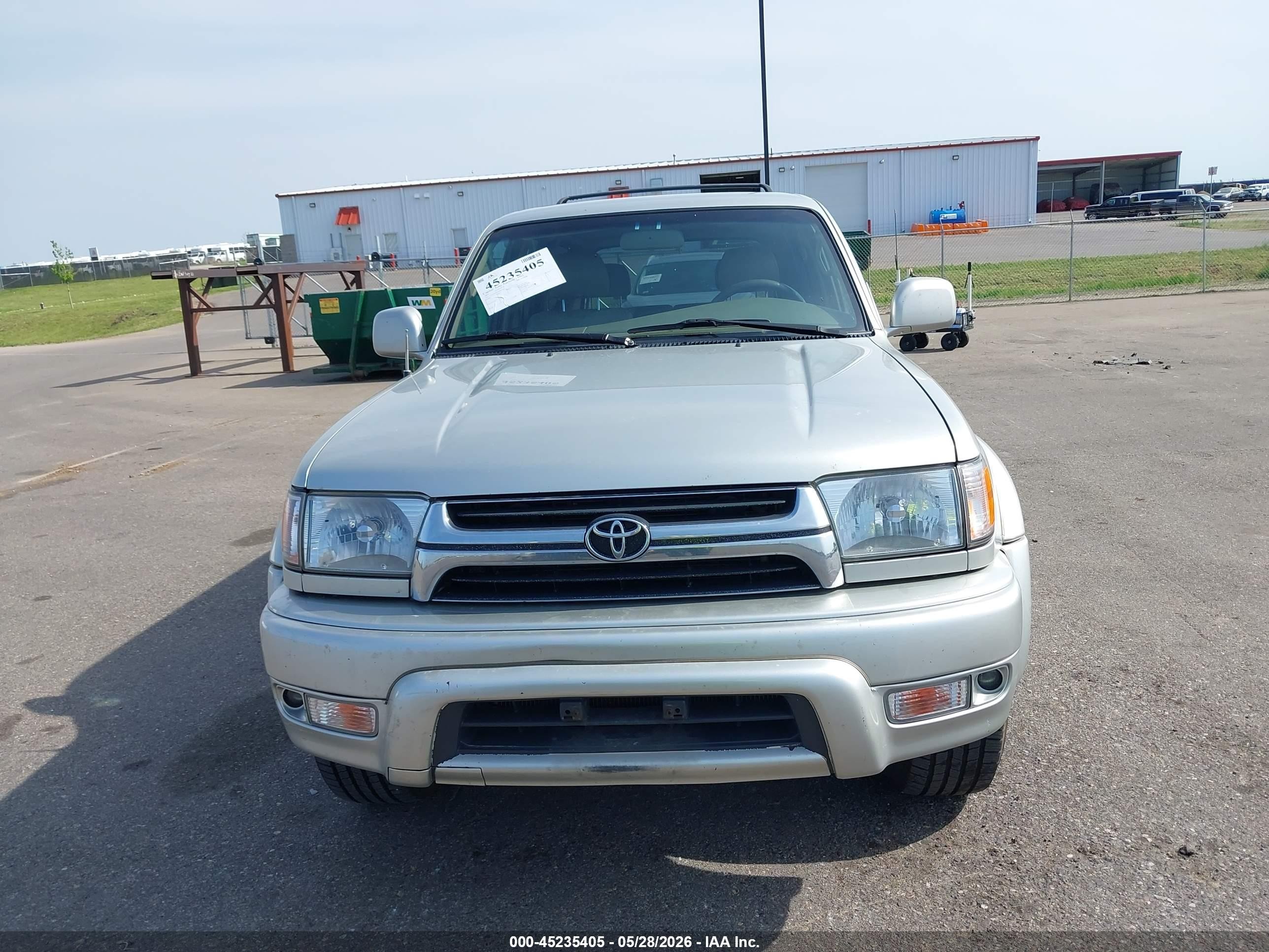 2001 Toyota 4runner Limited V6 Серебряный vin: JT3HN87R219045546