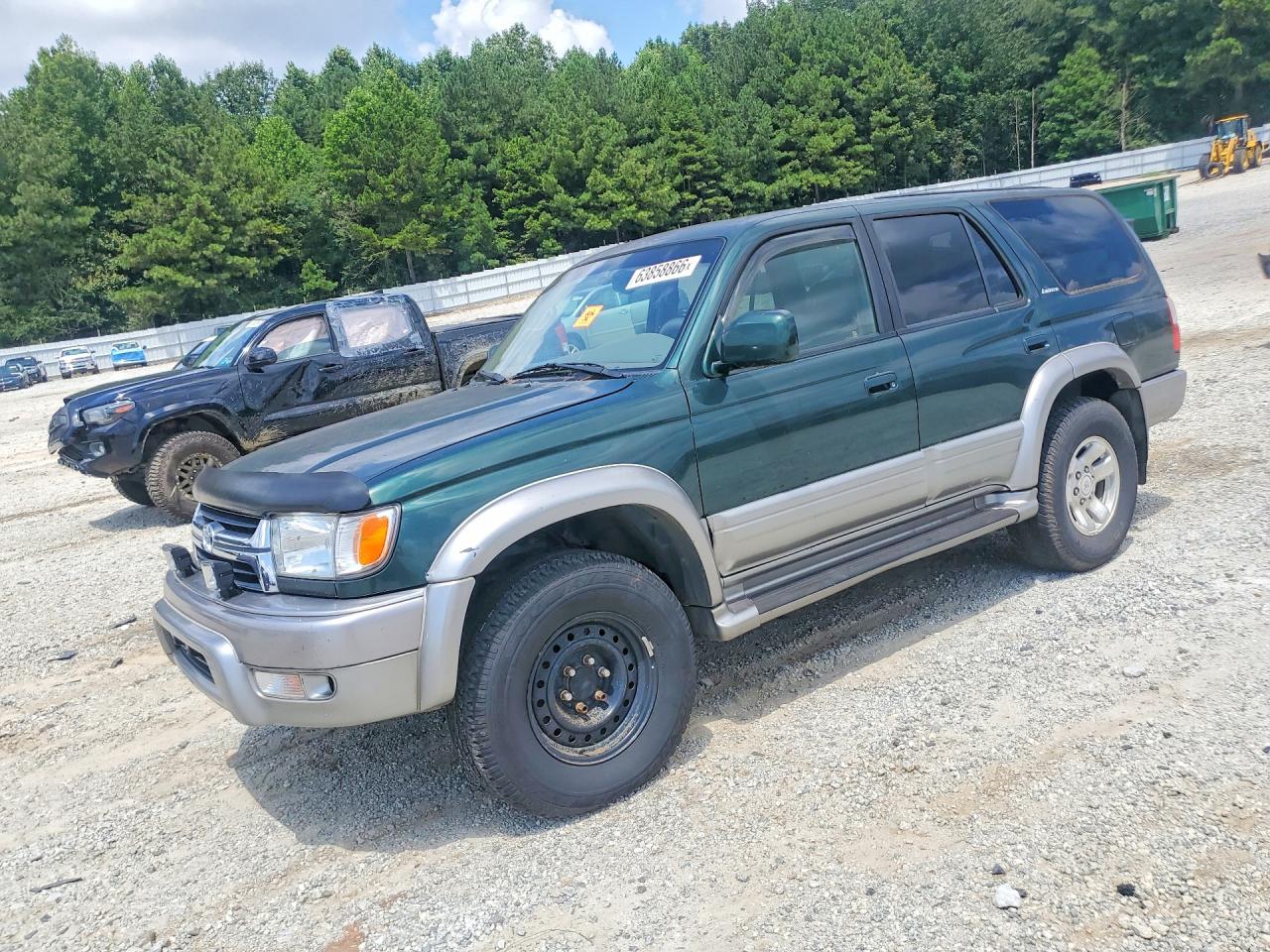 2002 Toyota 4runner Limited Green vin: JT3HN87R229071579
