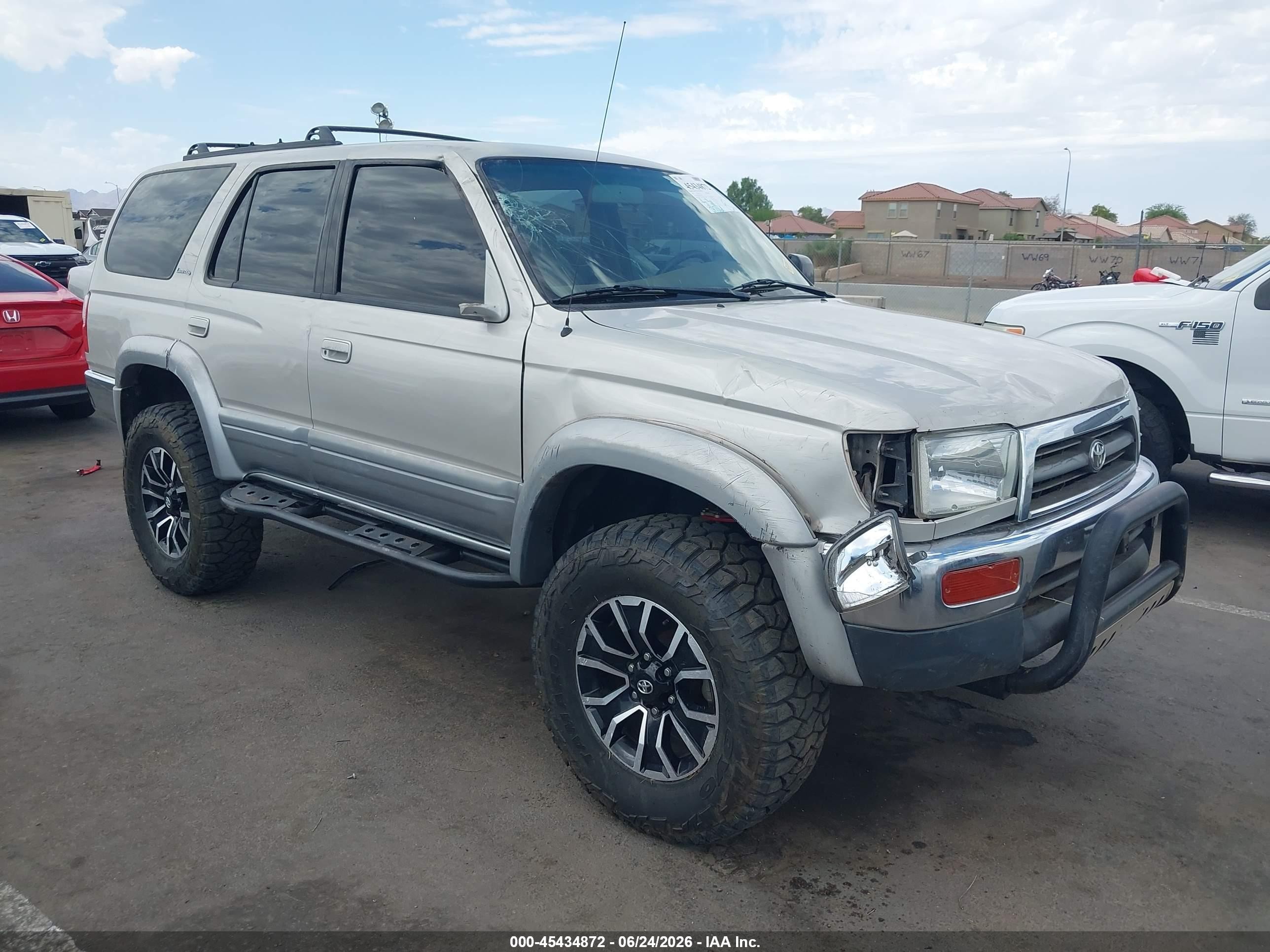 1997 Toyota 4runner Sr5 V6 Limited Silver vin: JT3HN87R2V0083627