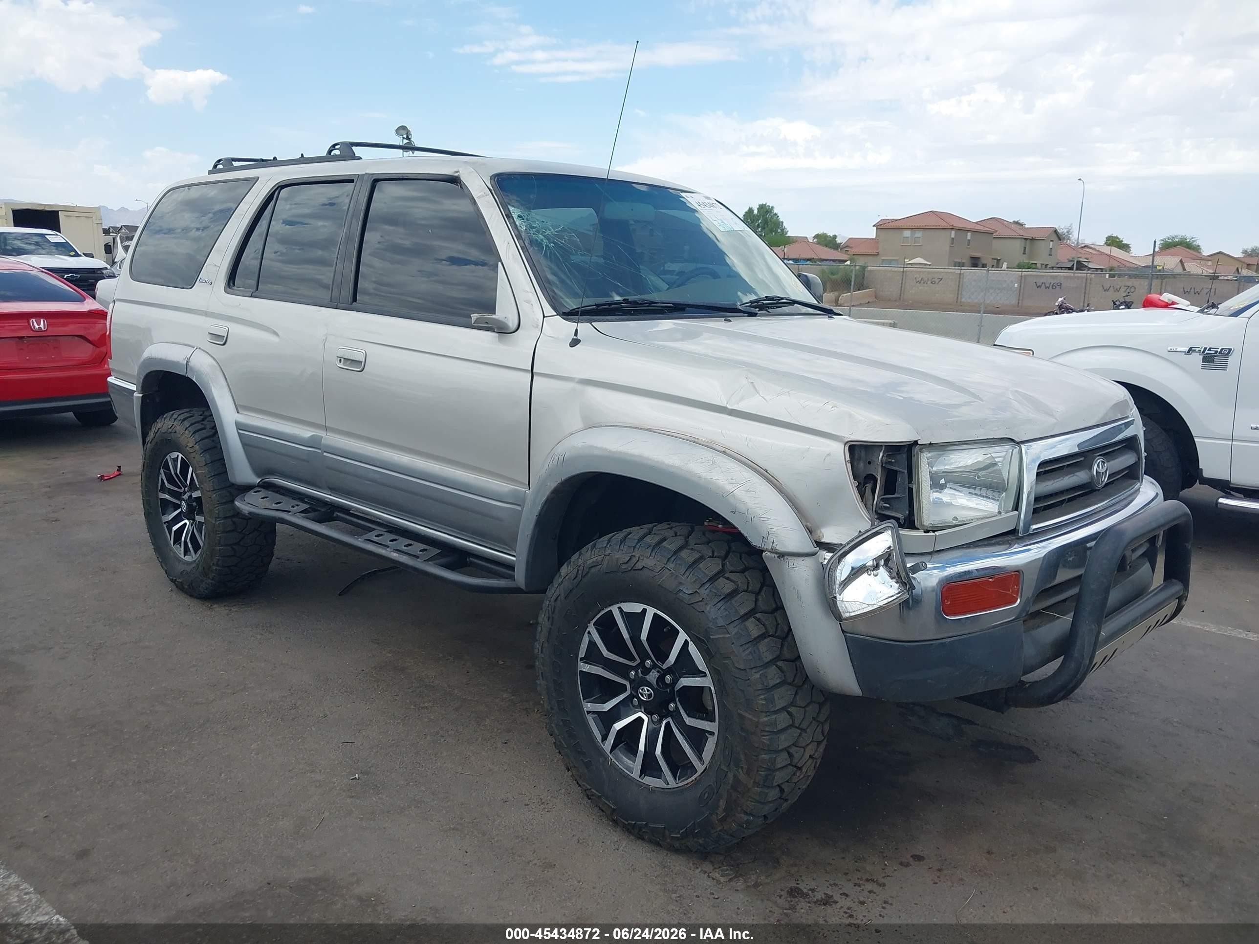 1997 Toyota 4runner Sr5 V6 Limited Silver vin: JT3HN87R2V0083627