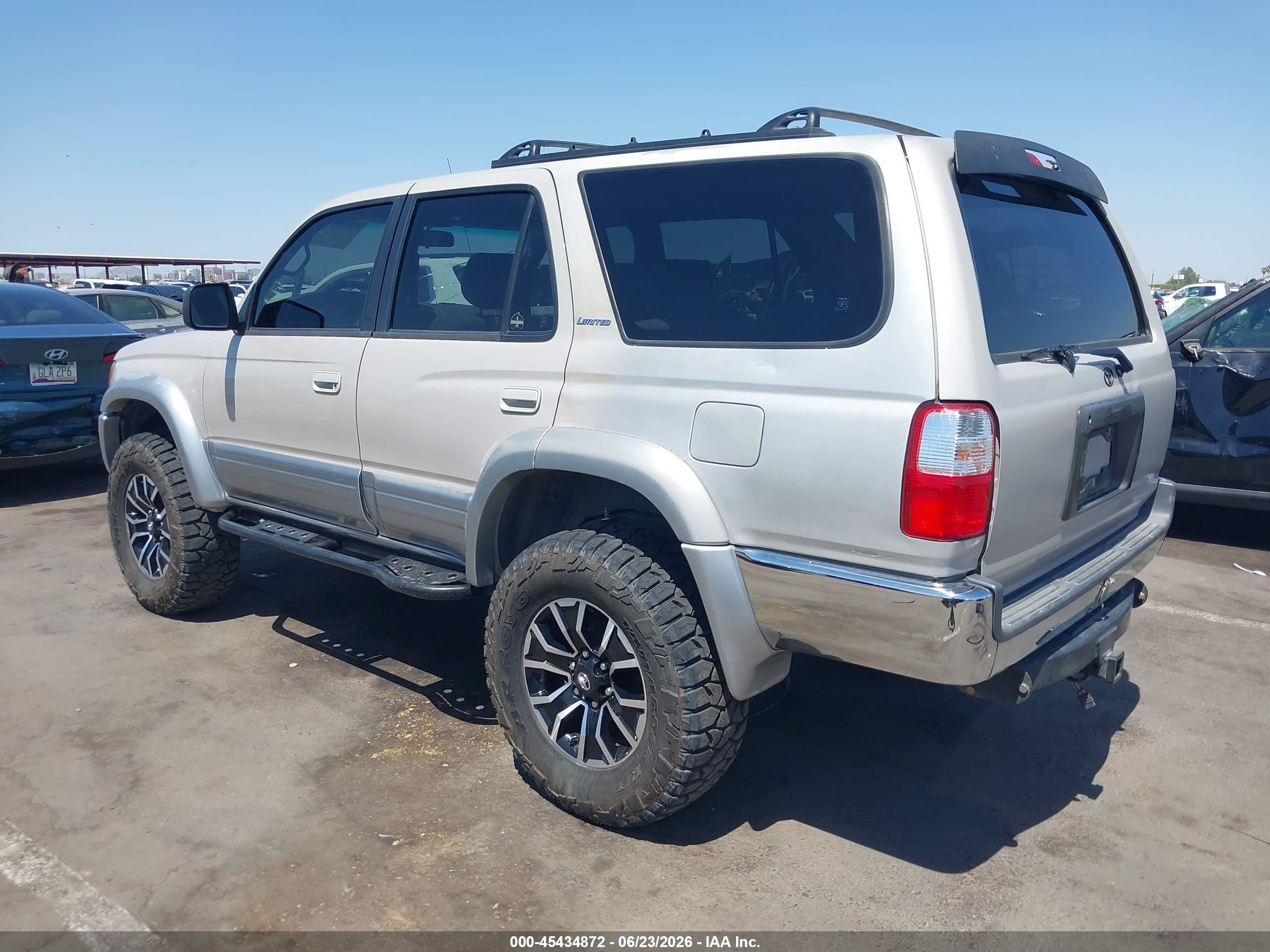 1997 Toyota 4runner Sr5 V6 Limited Silver vin: JT3HN87R2V0083627